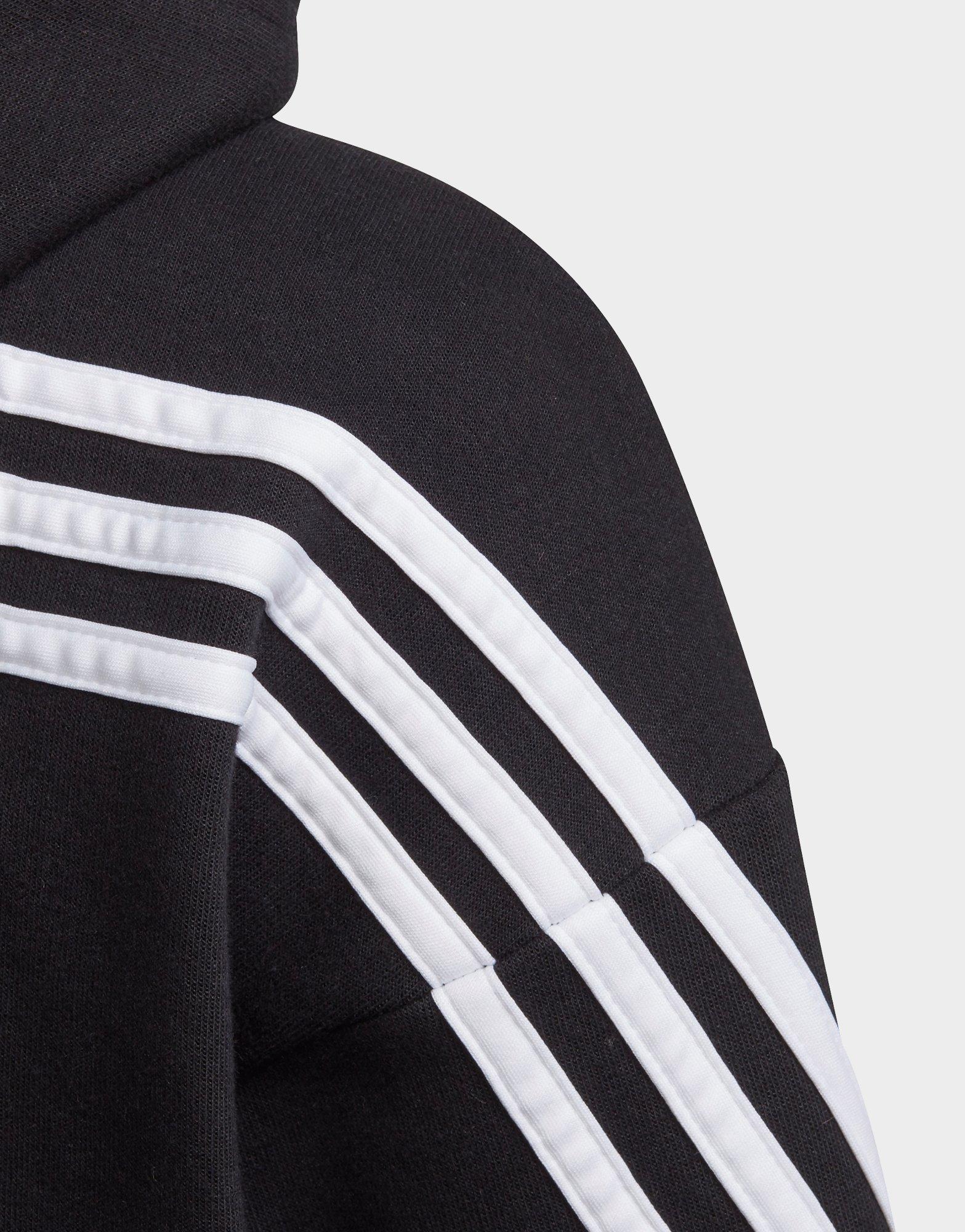 adidas 3 stripe w hoodie