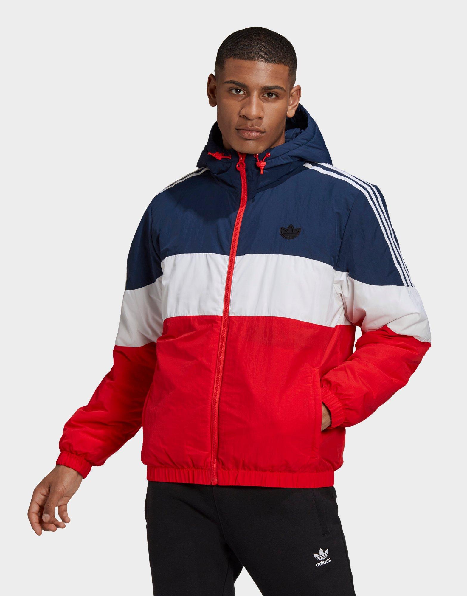 adidas tape padded jacket