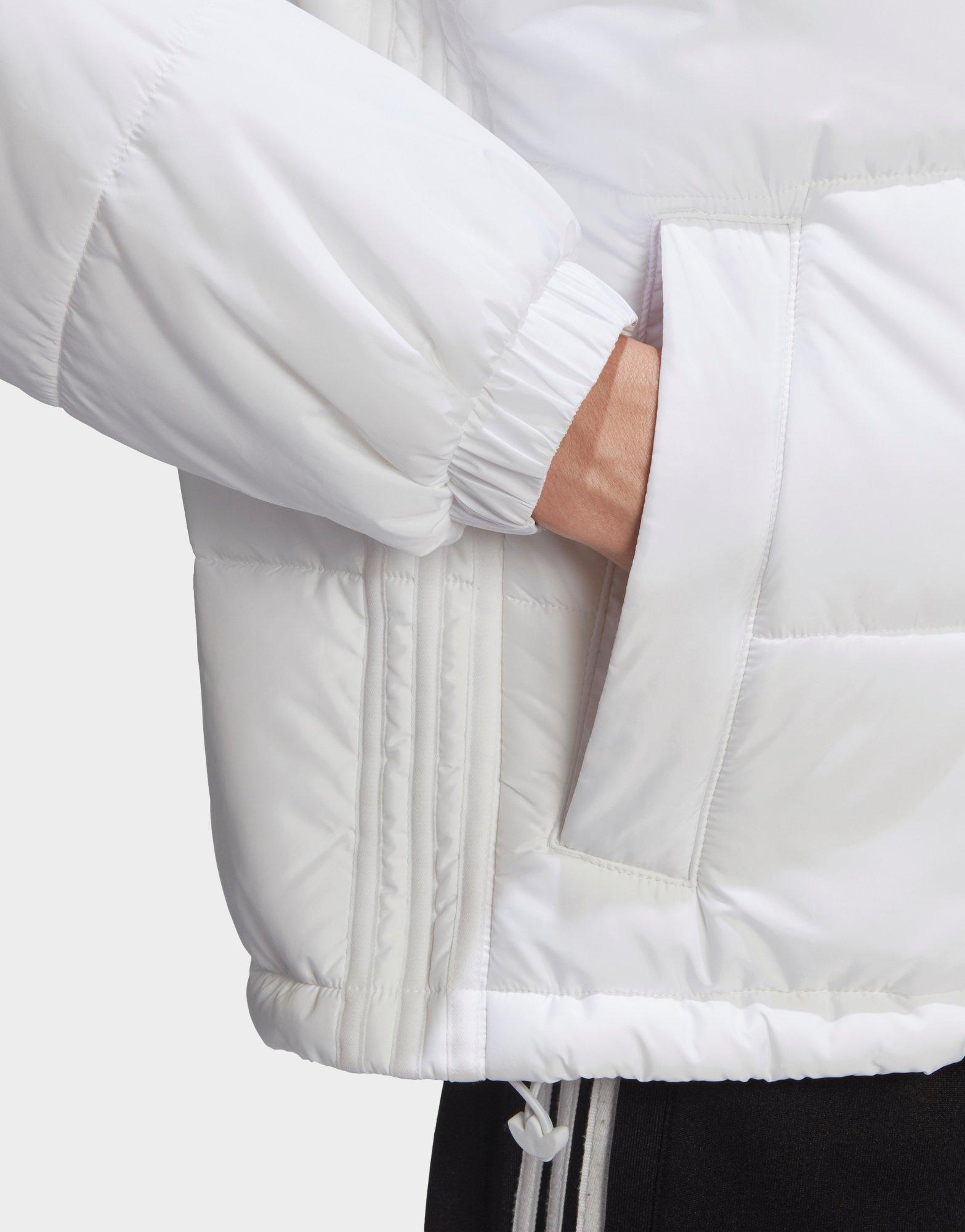 white adidas puffer jacket