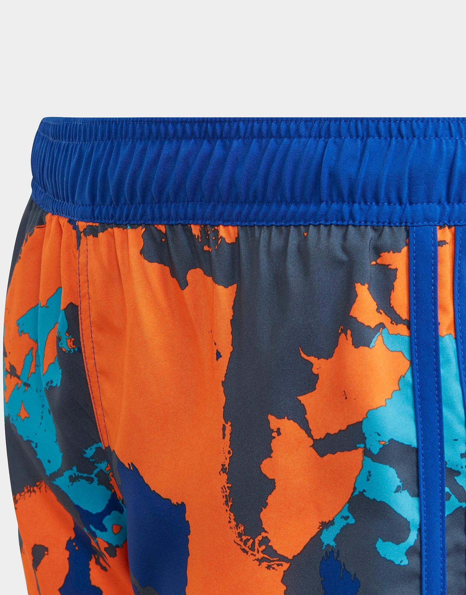 adidas camo swim shorts