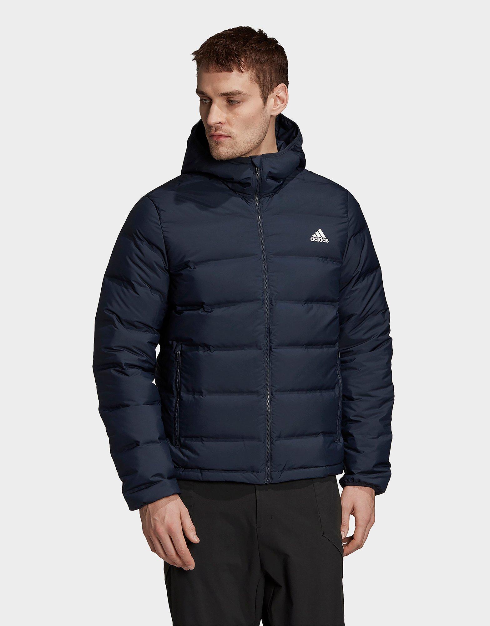 adidas performance helionic hooded down jacket