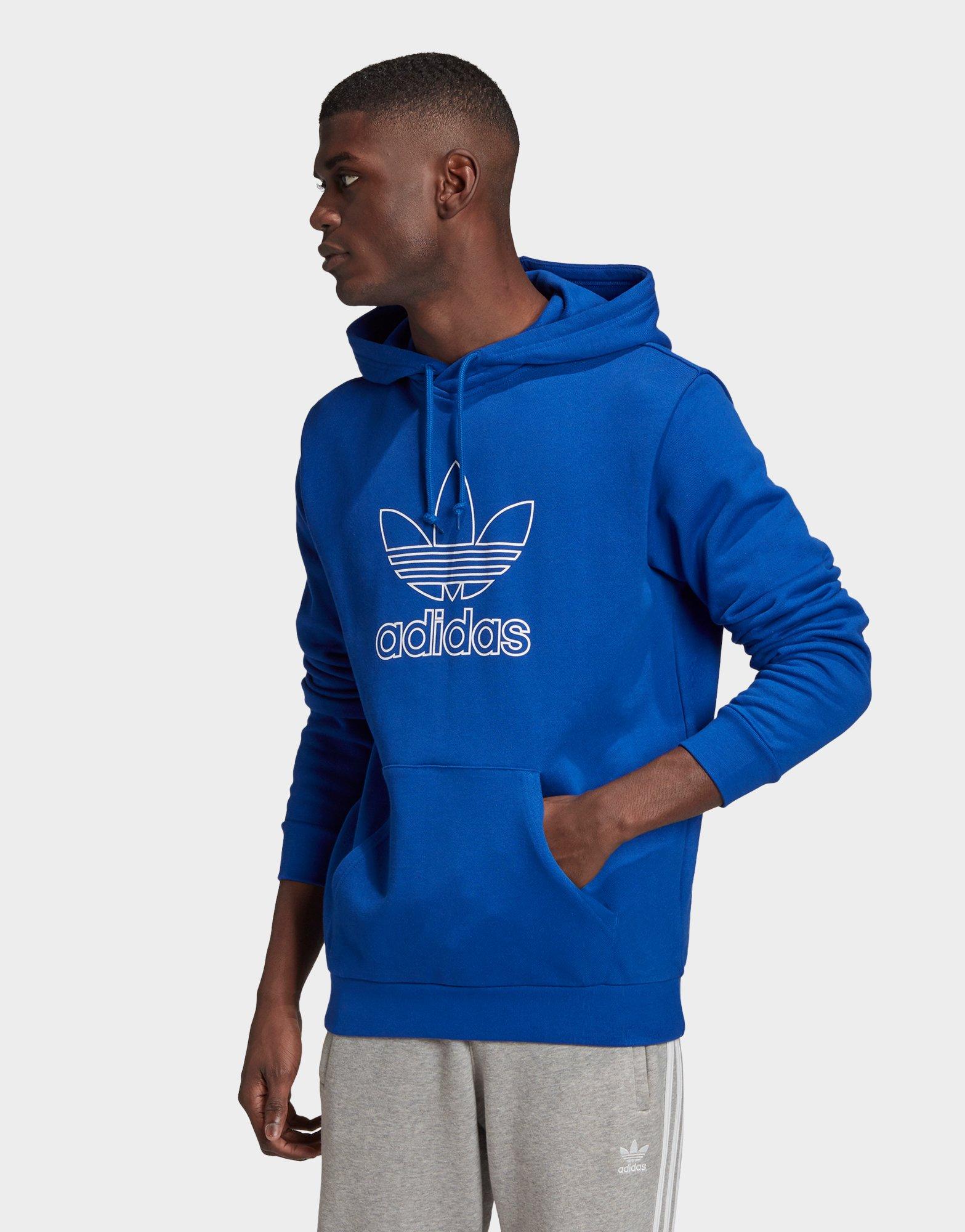 adidas trefoil logo hoodie