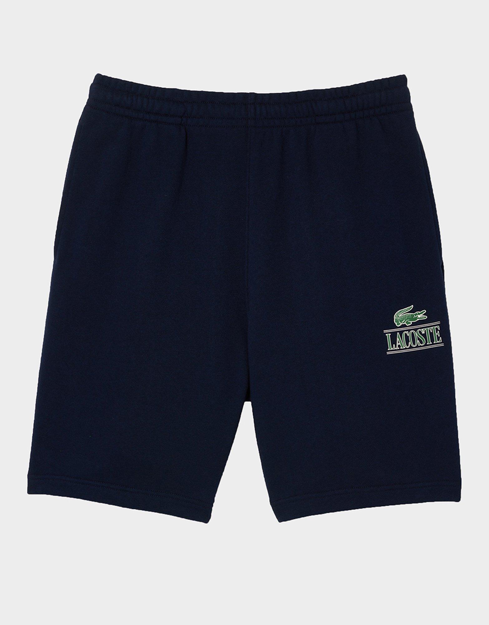 Blue Lacoste Signature Print Jogger Shorts JD Sports Malaysia