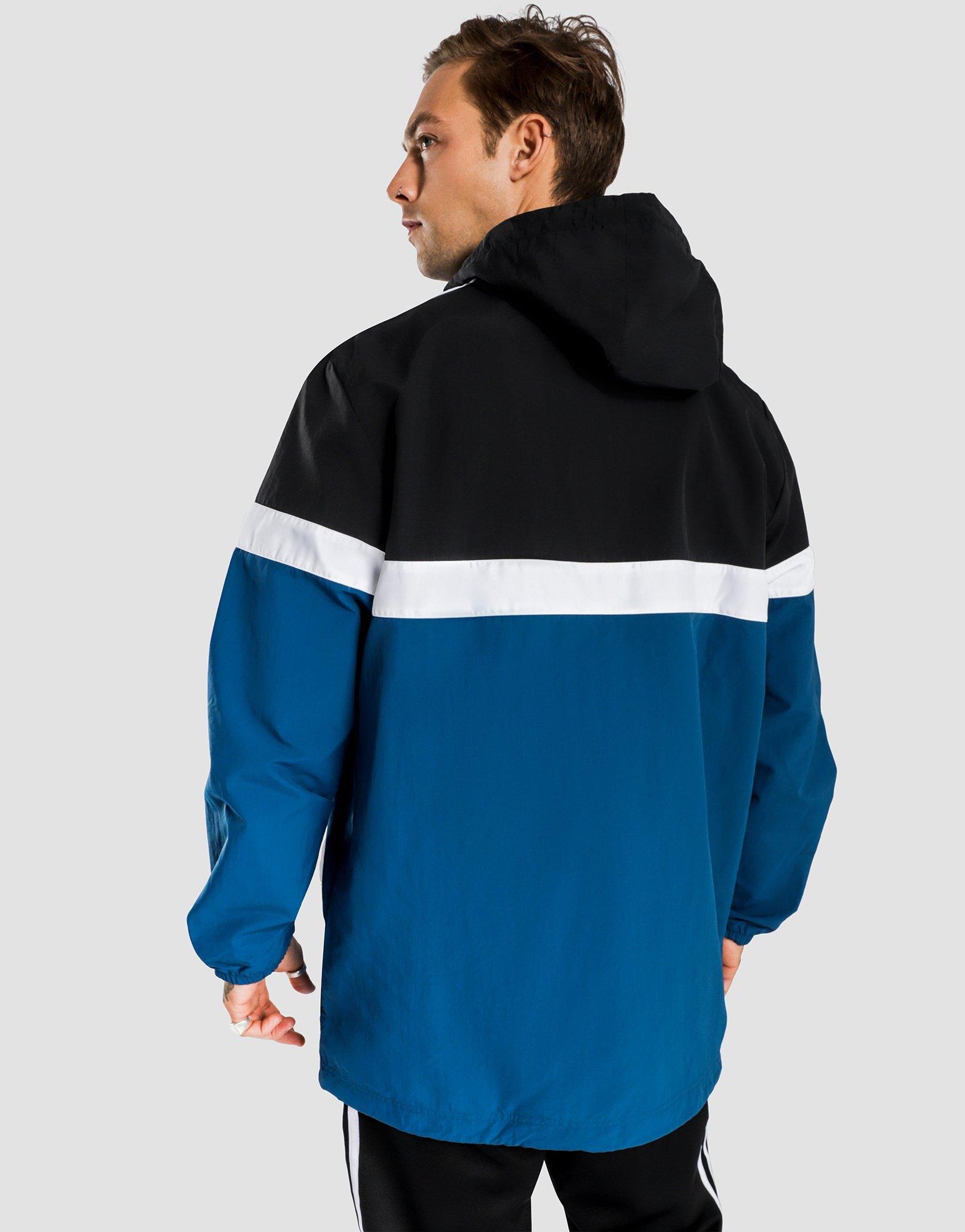 adidas windbreaker quarter zip