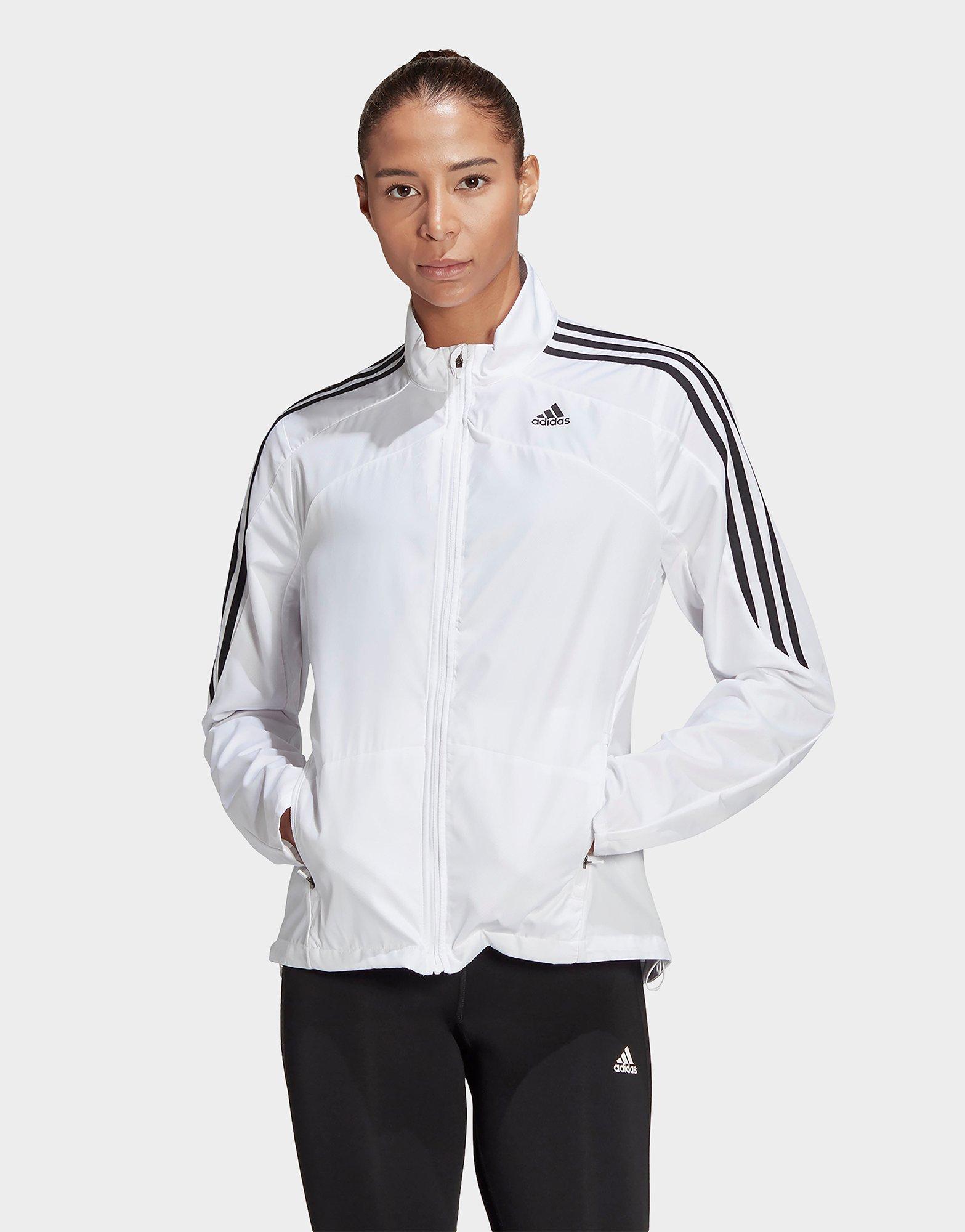 all white adidas jacket