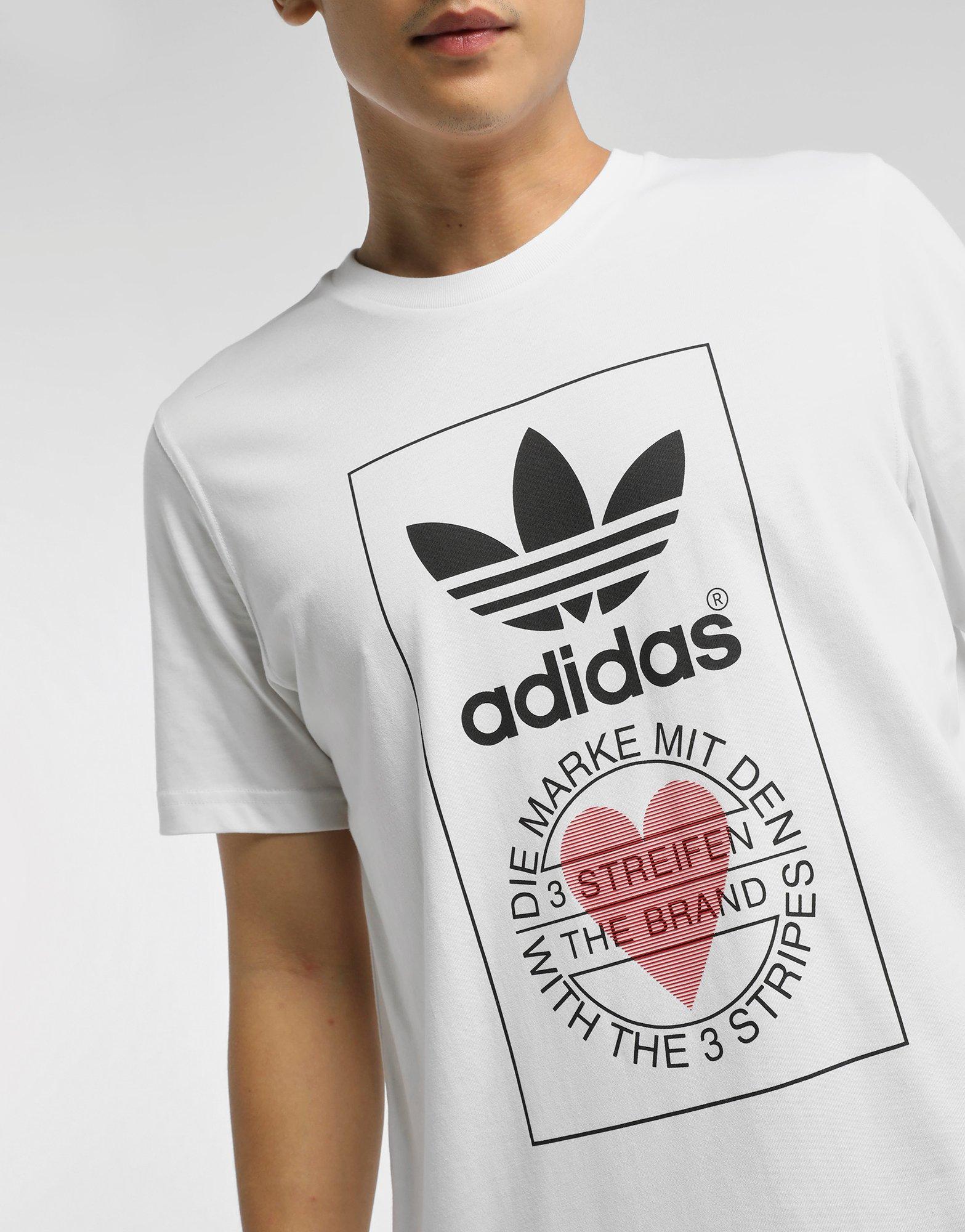 adidas heart t shirt