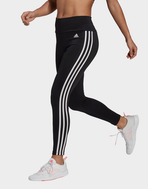 adidas กางเกงเลกกิ้งผู้หญิง Designed To Move High-Rise 3-Stripes 7/8