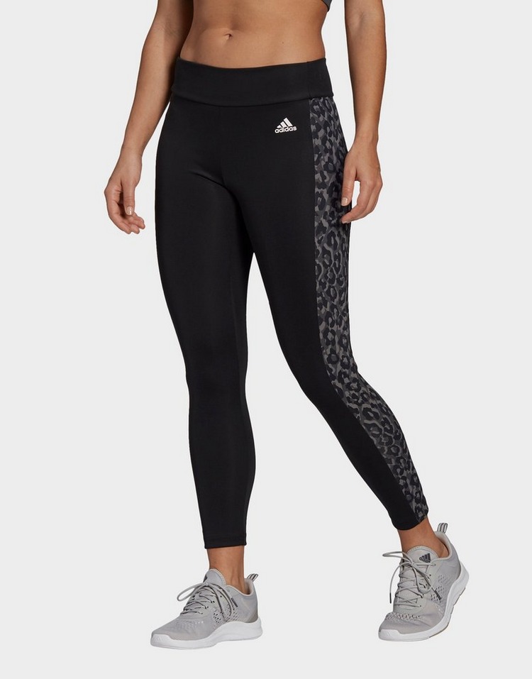 adidas Designed To Move AEROREADY Leopard Print 7/8