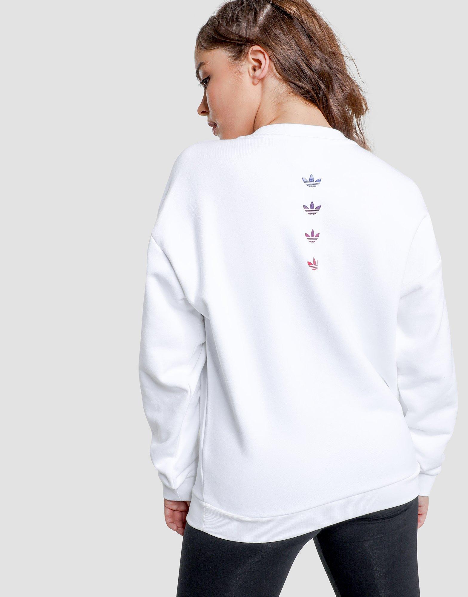 adidas originals trefoil crew sweatshirt