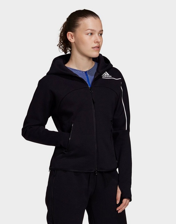 Black Adidas Z N E Hoodie Jd Sports