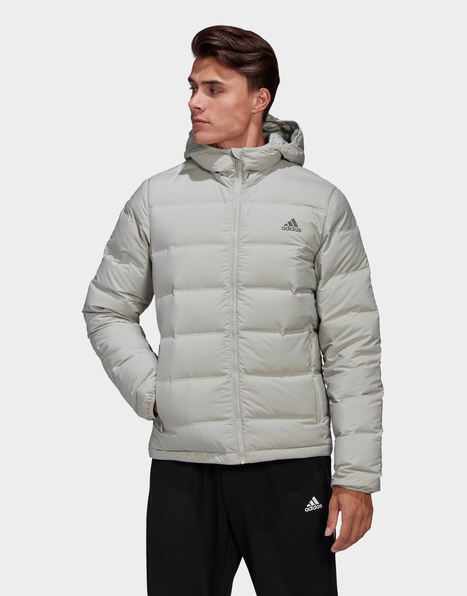 adidas performance helionic hooded down jacket