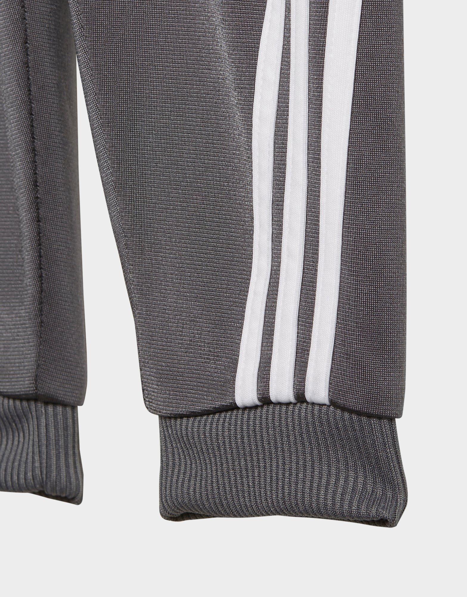 badge of sport 3 stripe hooded tracksuit