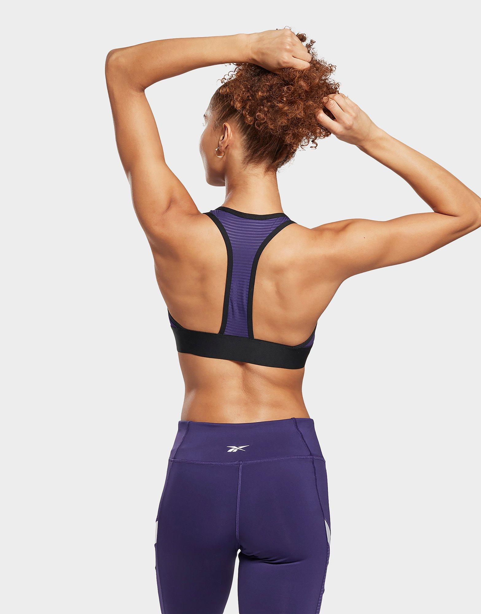 reebok high neck sports bra