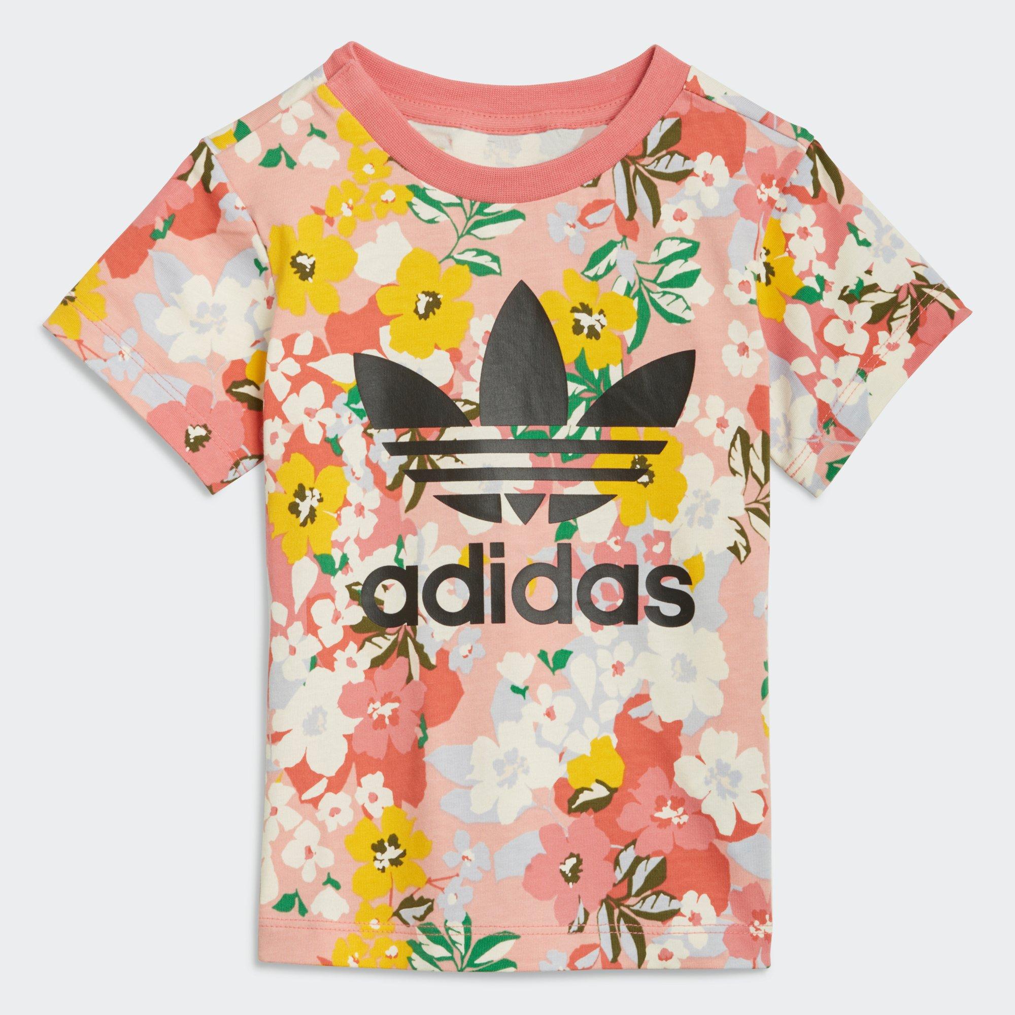 adidas floral top