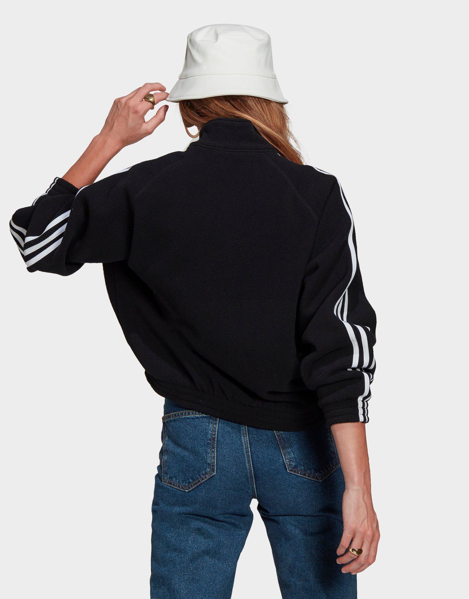 adidas fleece half zip