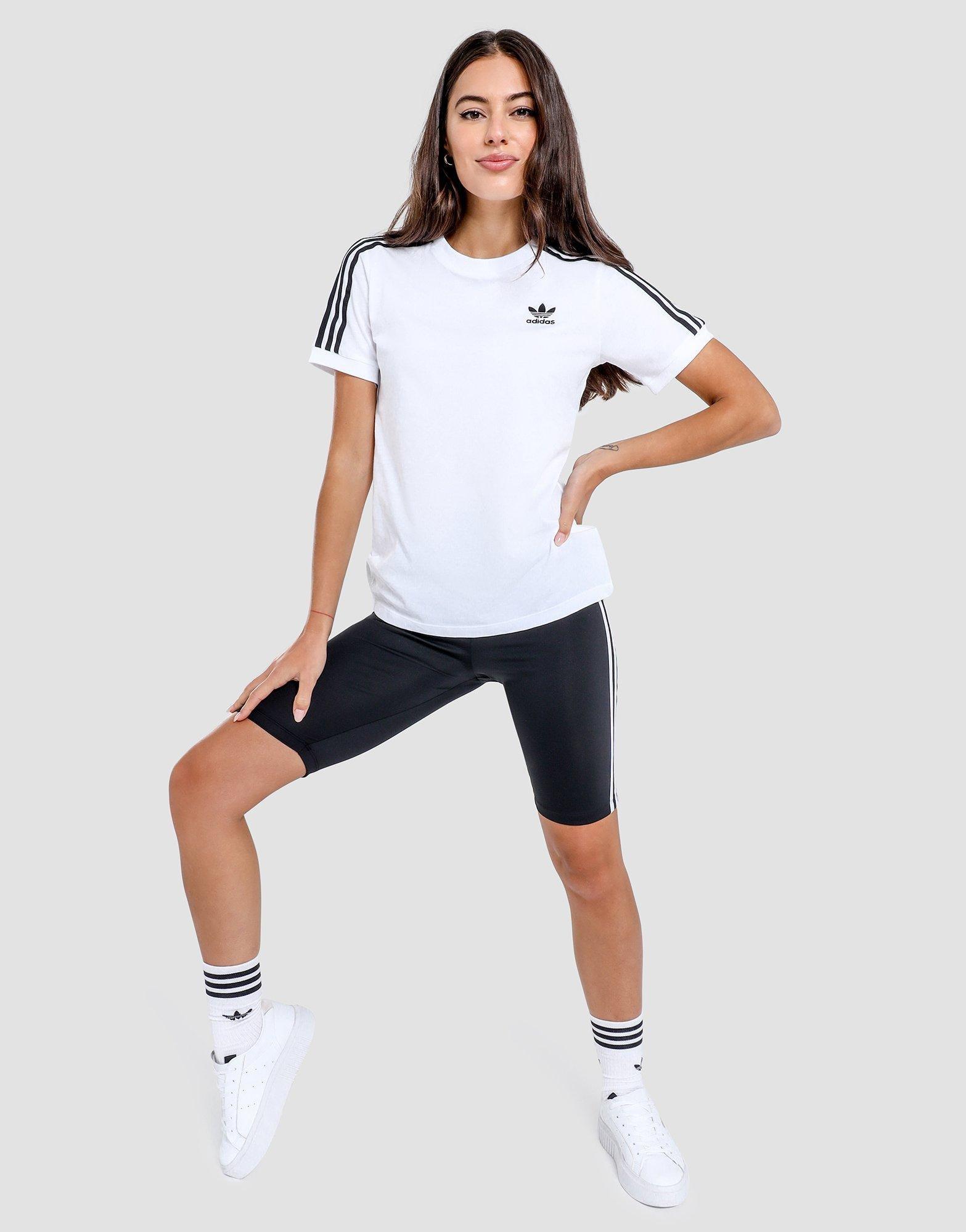 adidas adicolor 3 stripe t shirt