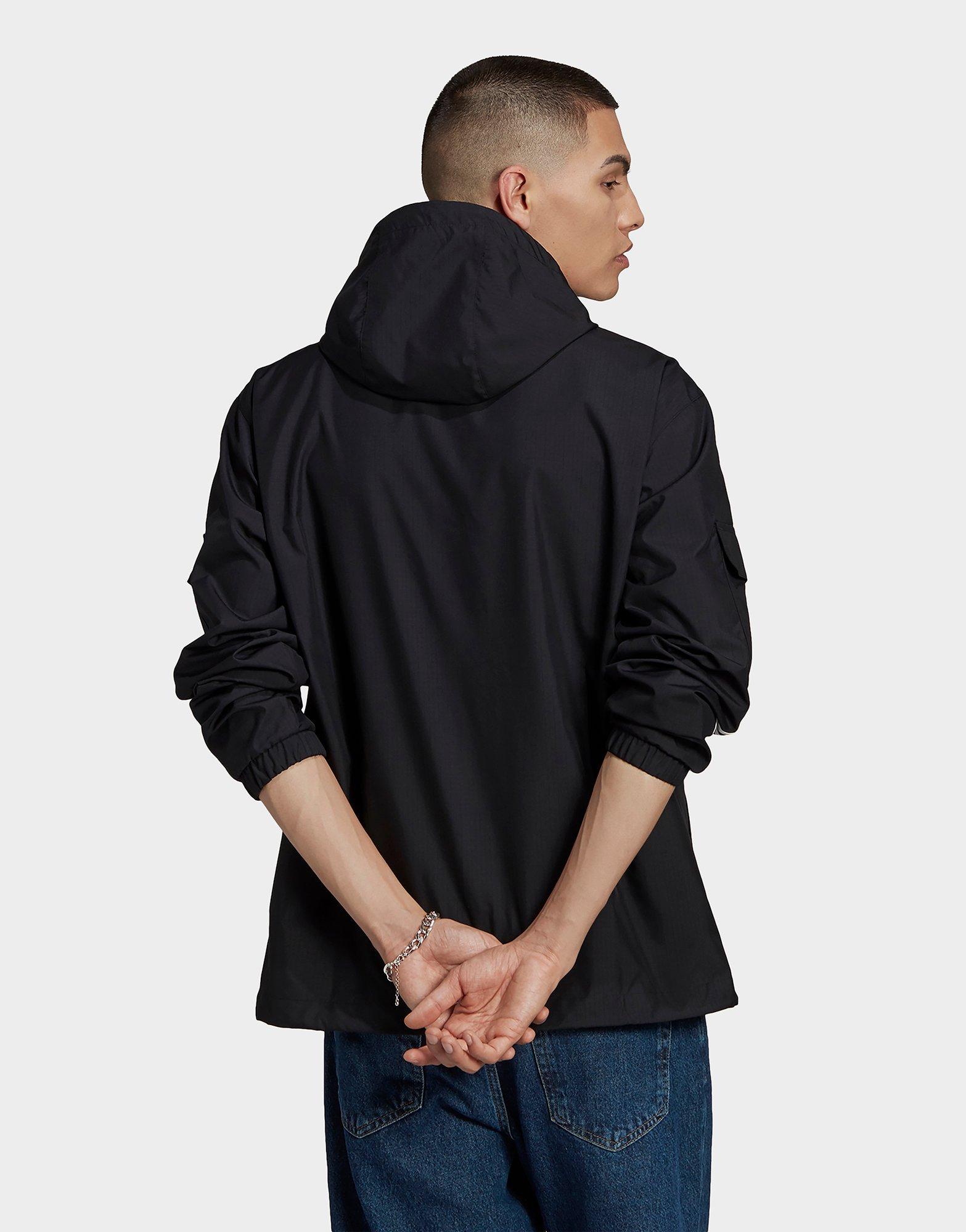 adidas originals 3 stripe windbreaker