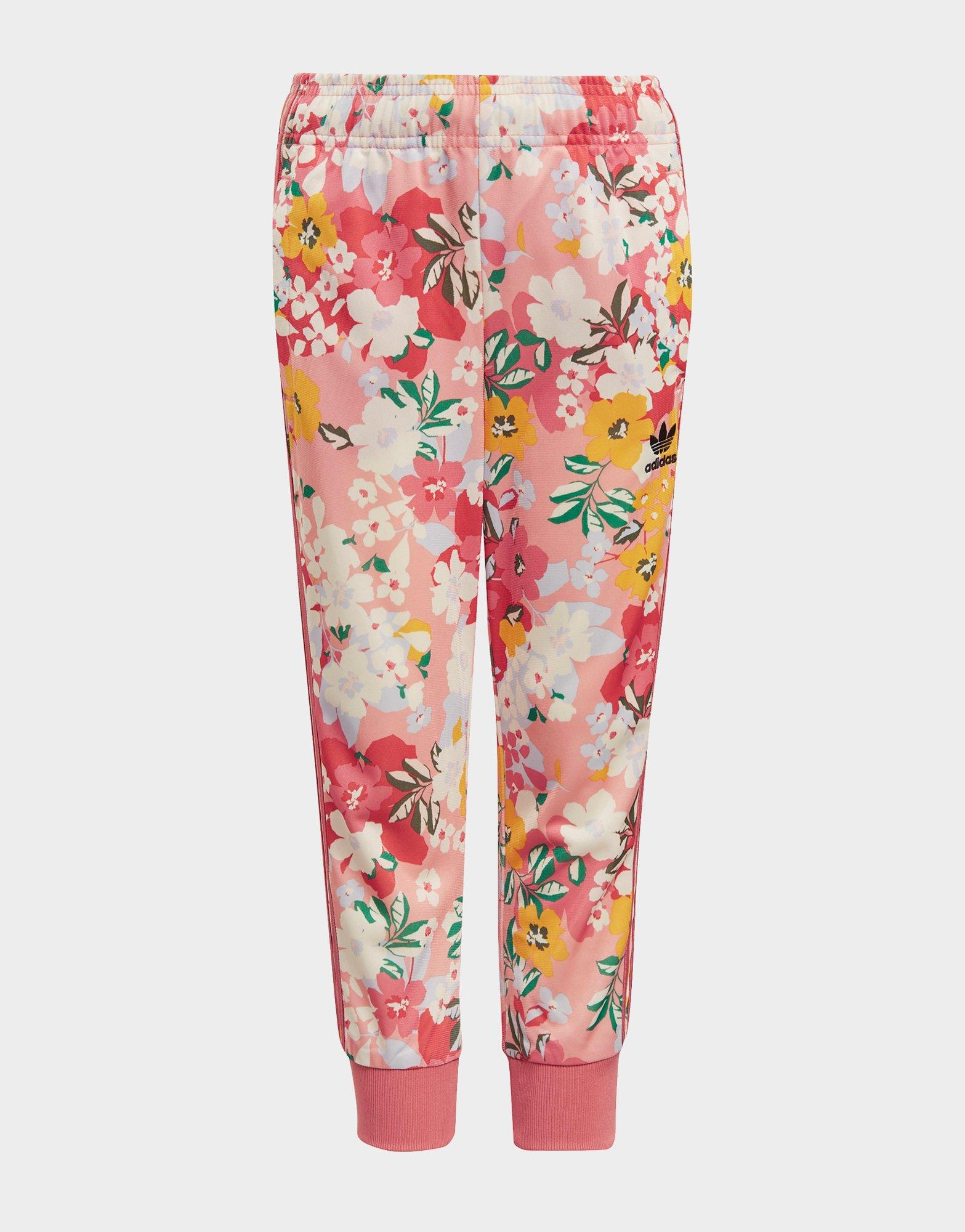 girls adidas floral tracksuit