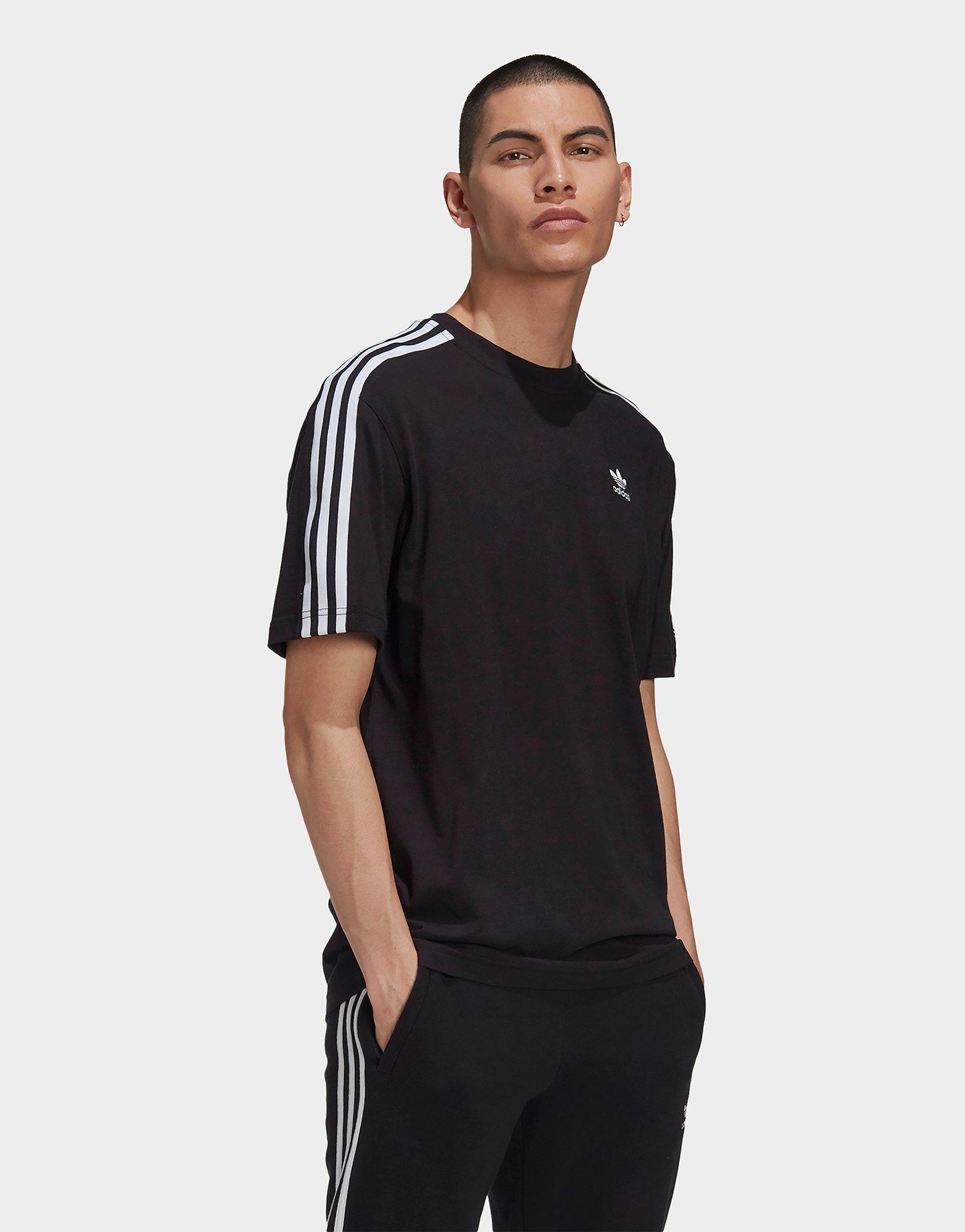 adidas trefoil 3 stripes t shirt