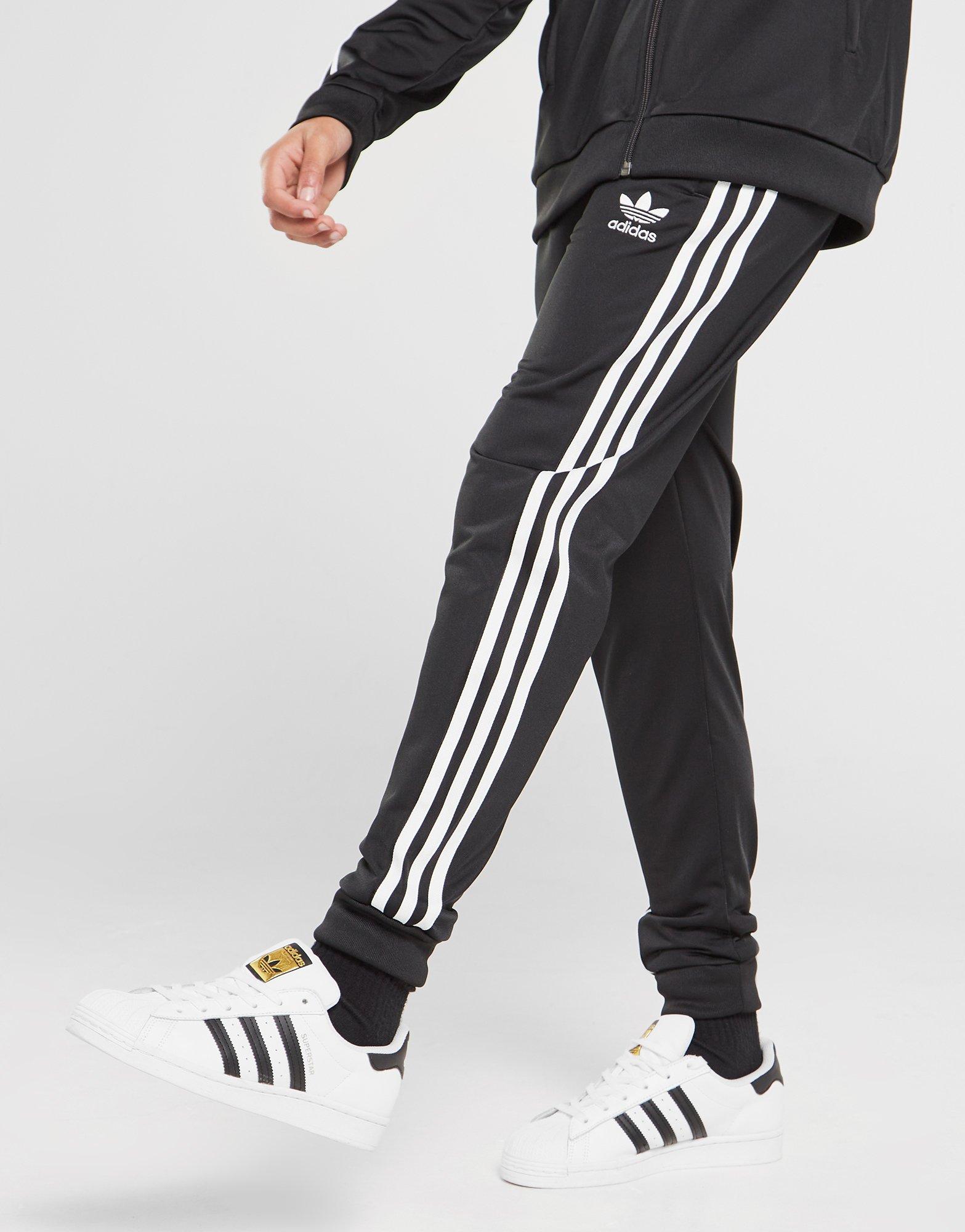 adidas original grey tracksuit bottoms