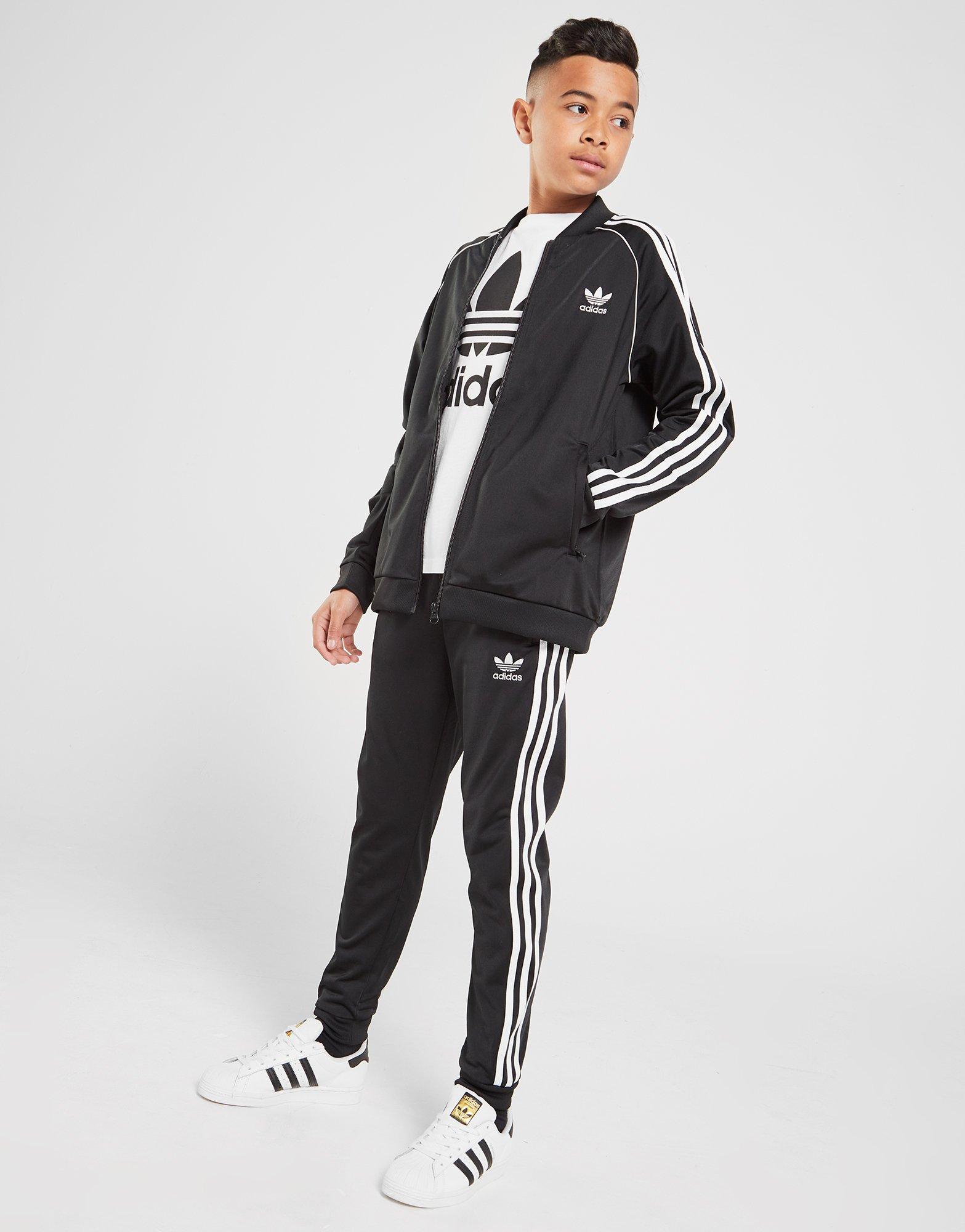 adidas original grey tracksuit bottoms