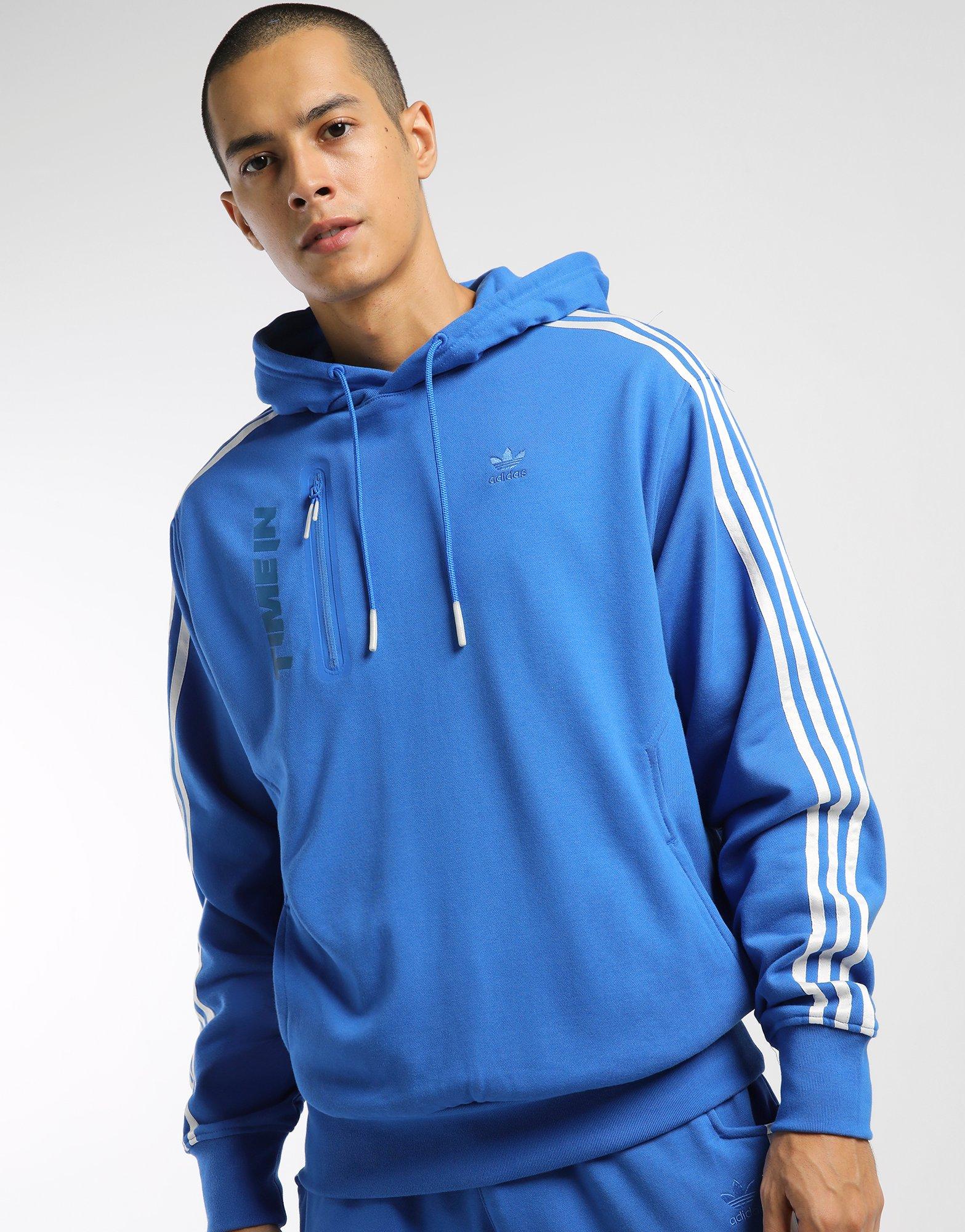 adidas originals blue hoodie