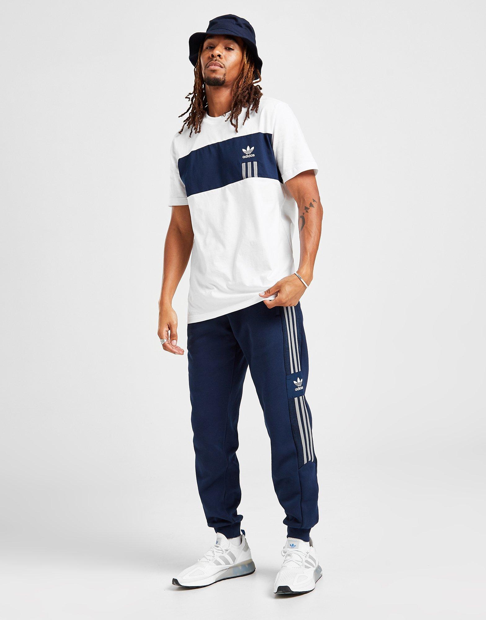 adidas originals jersey joggers in grey