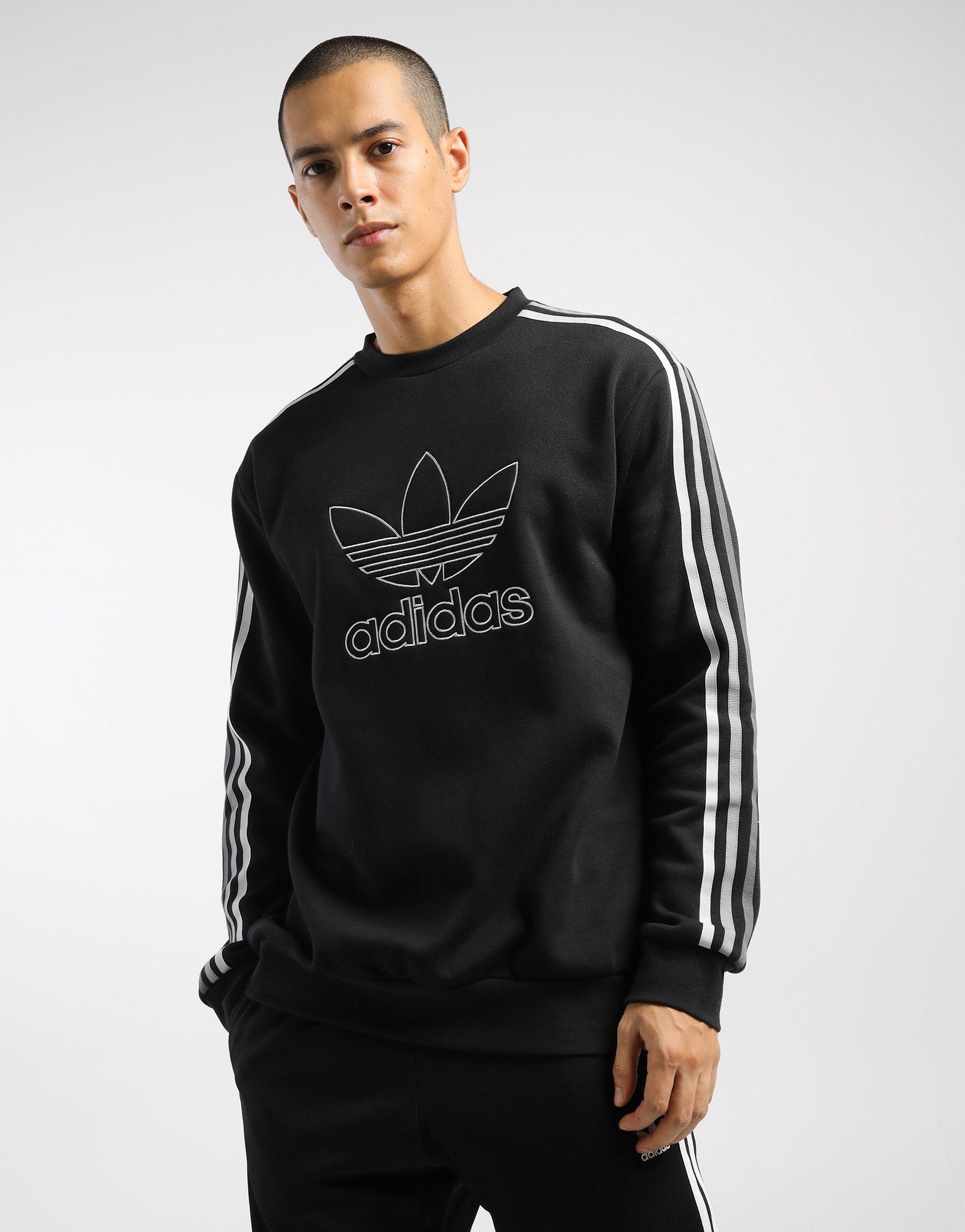 adidas originals stripes crew