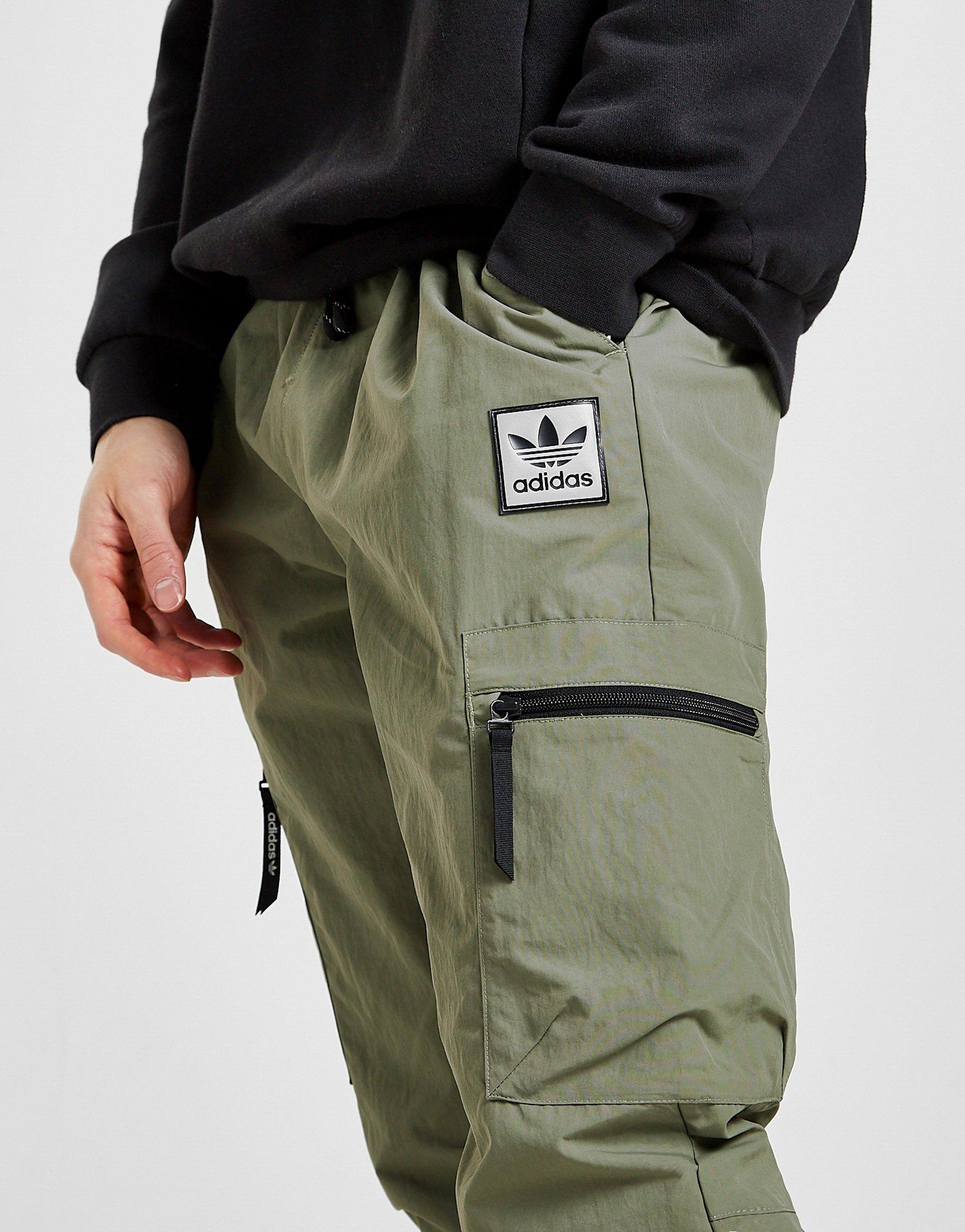 adidas cargo pants green