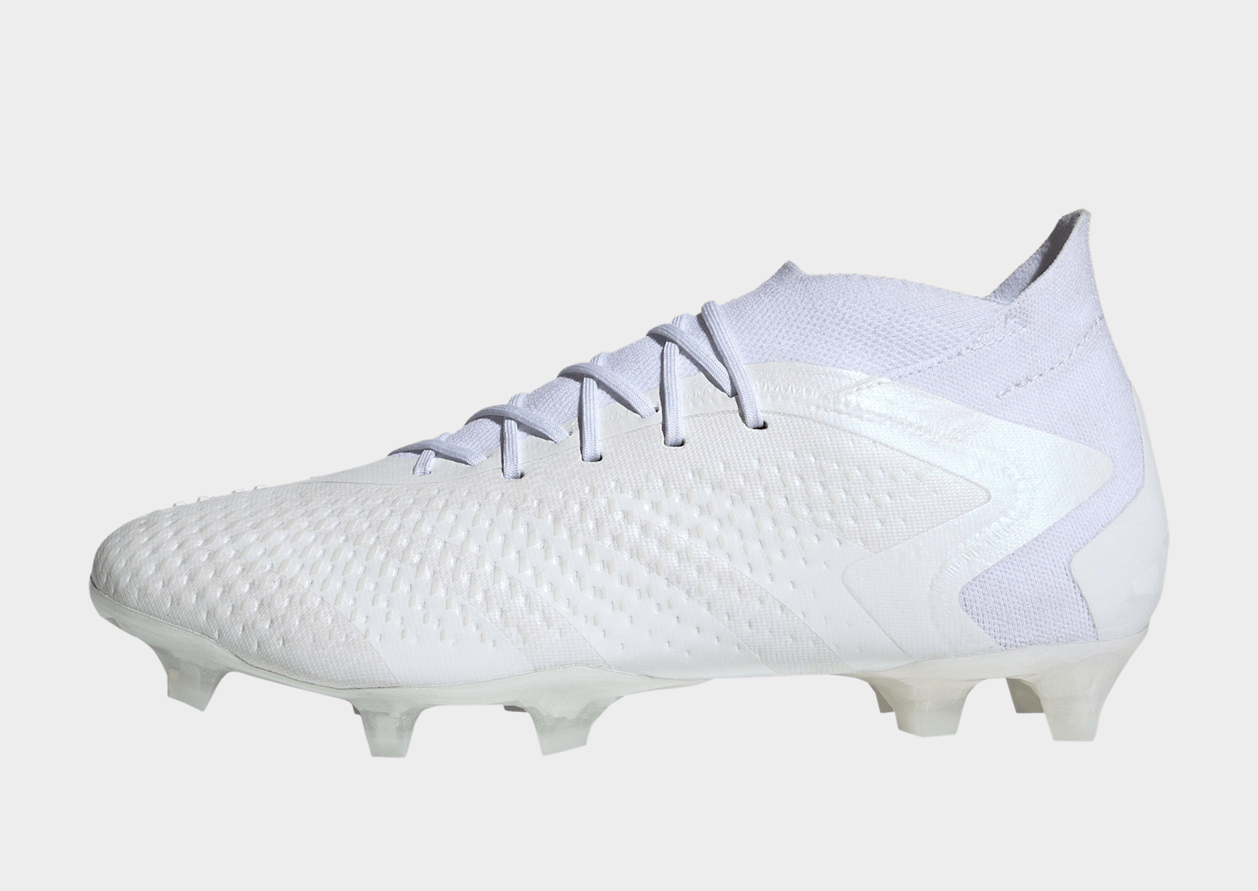 White adidas Predator Accuracy.1 Firm Ground Boots | JD Sports UK