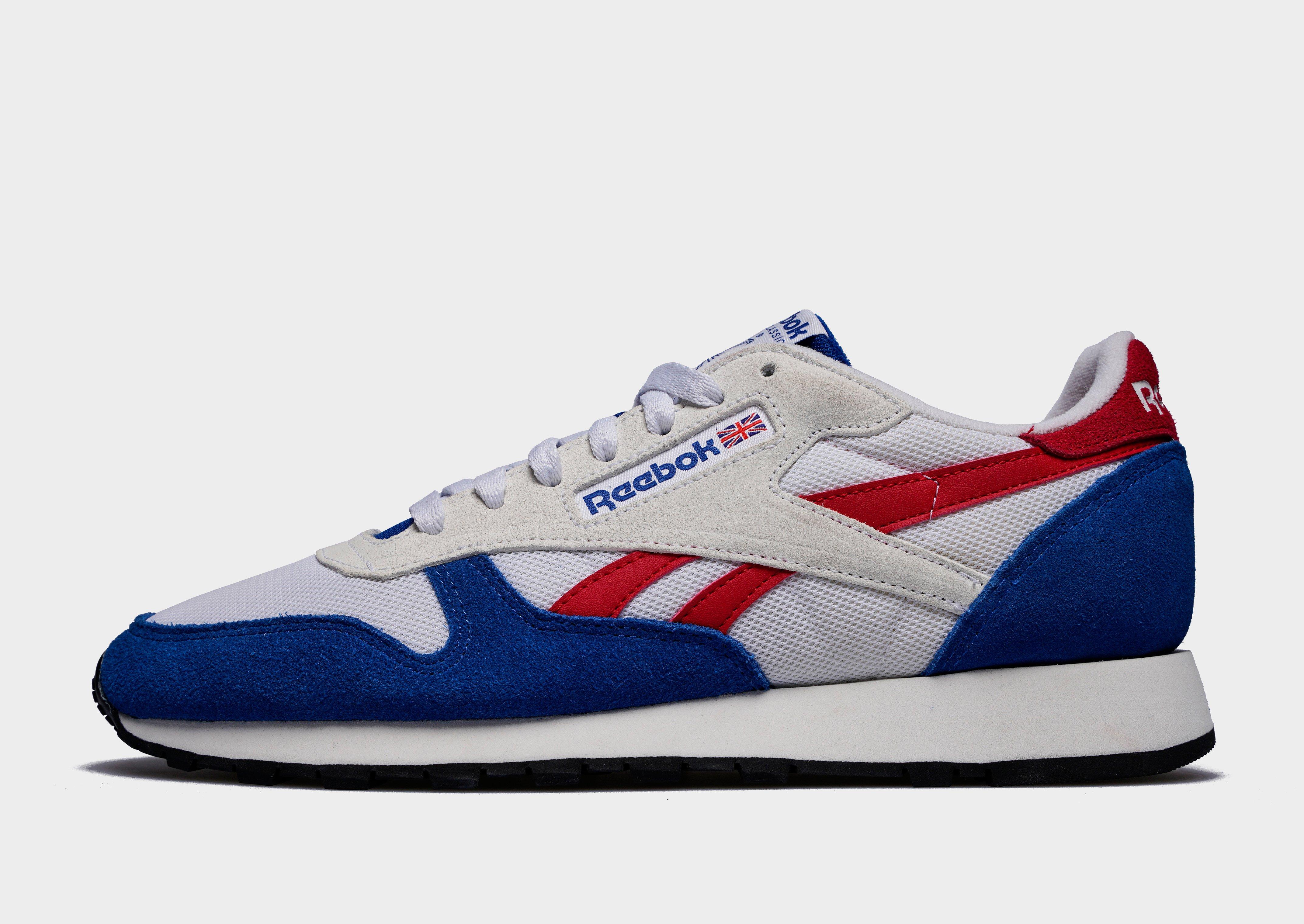 reebok leather running shoes