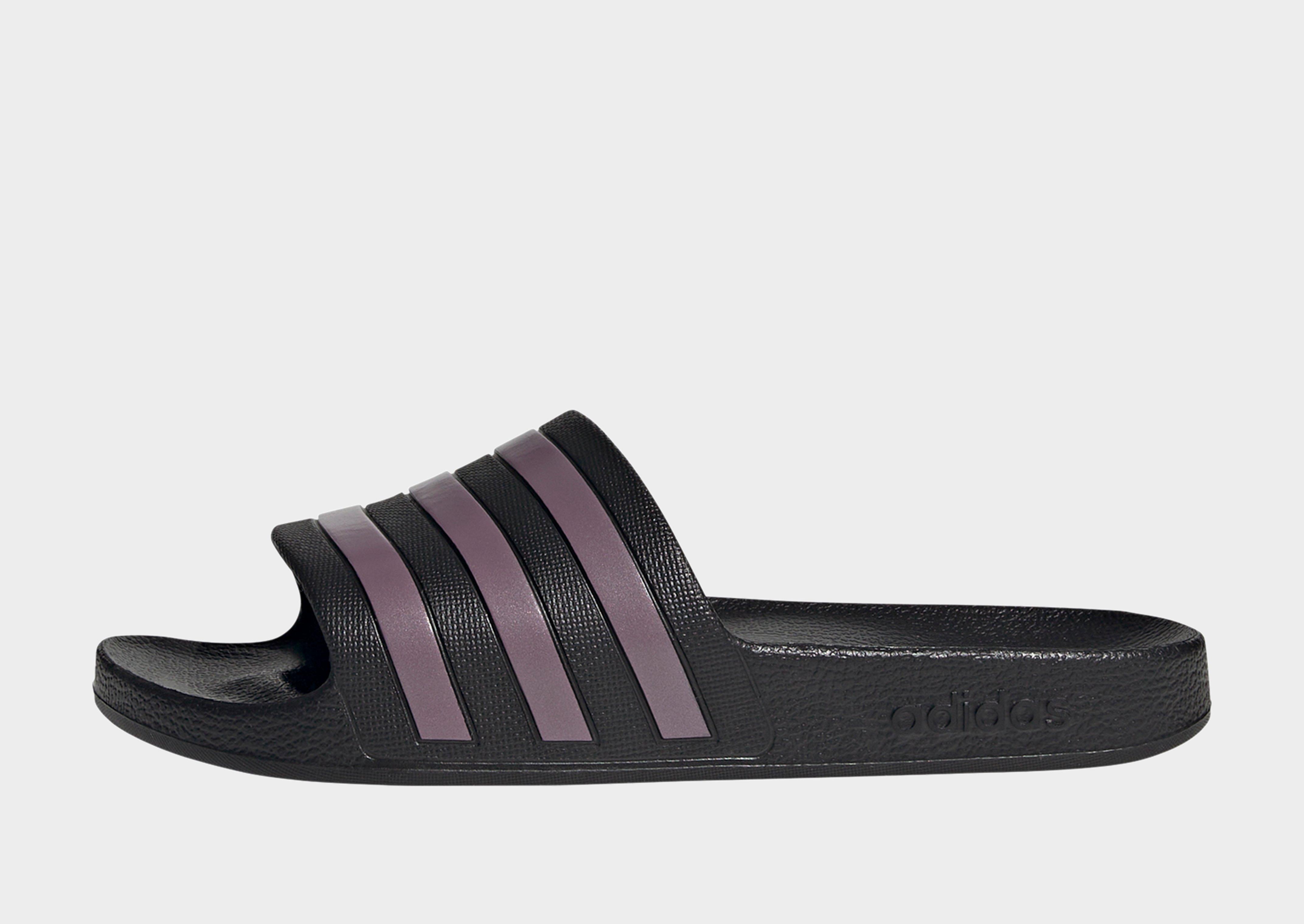 Purple cheap adidas sandals