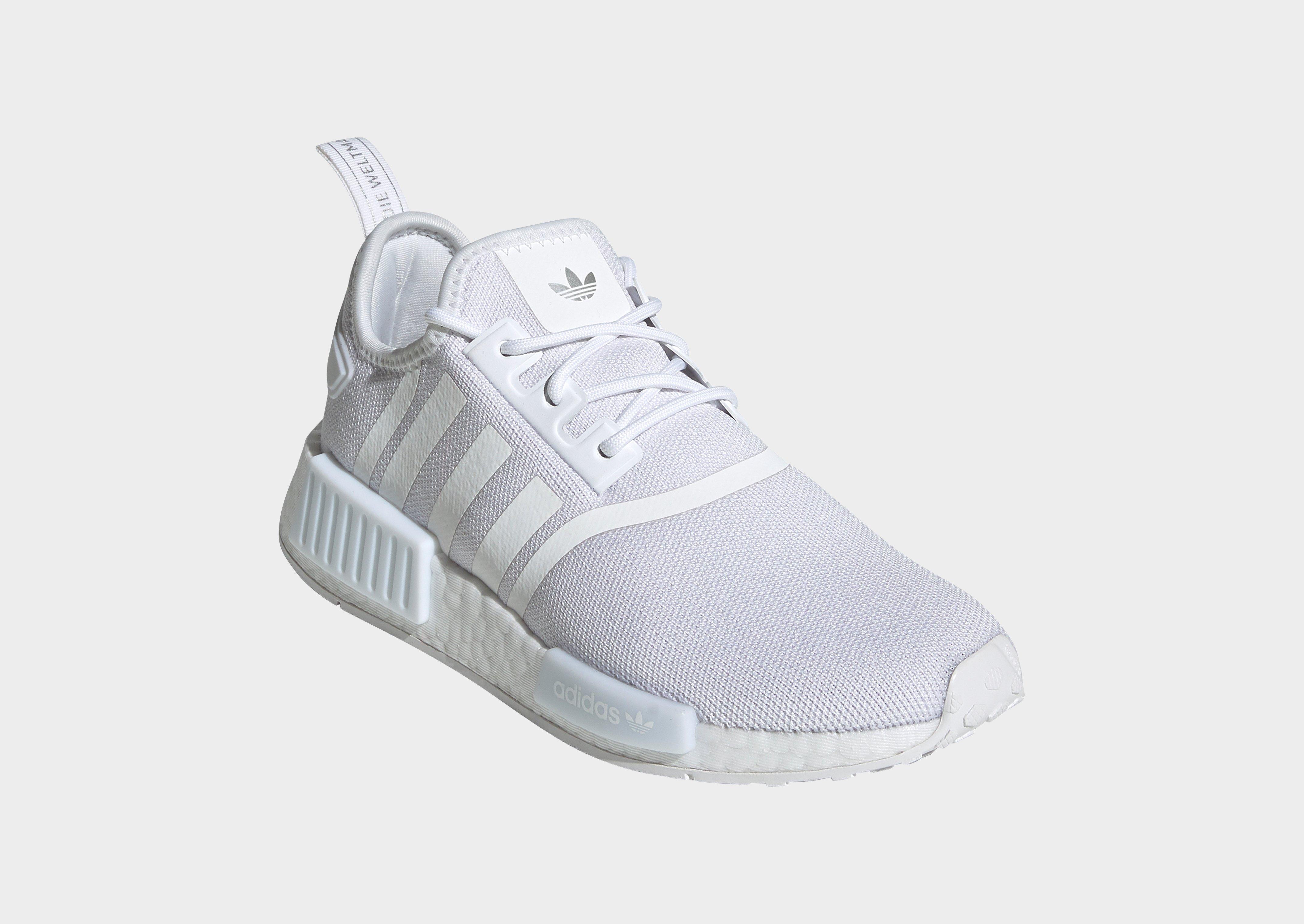 White adidas Originals NMD_R1 Primeblue Shoes | JD Sports UK
