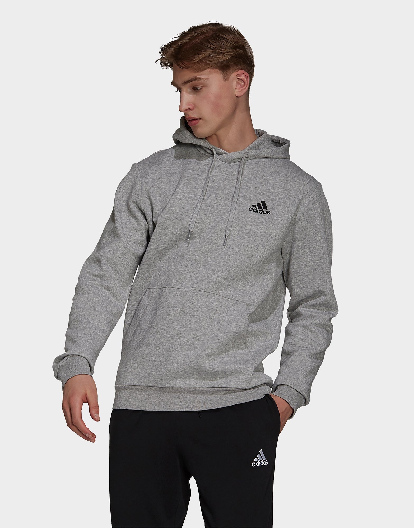 adidas Essentials Fleece Hoodie Schwarz JD Sports Deutschland