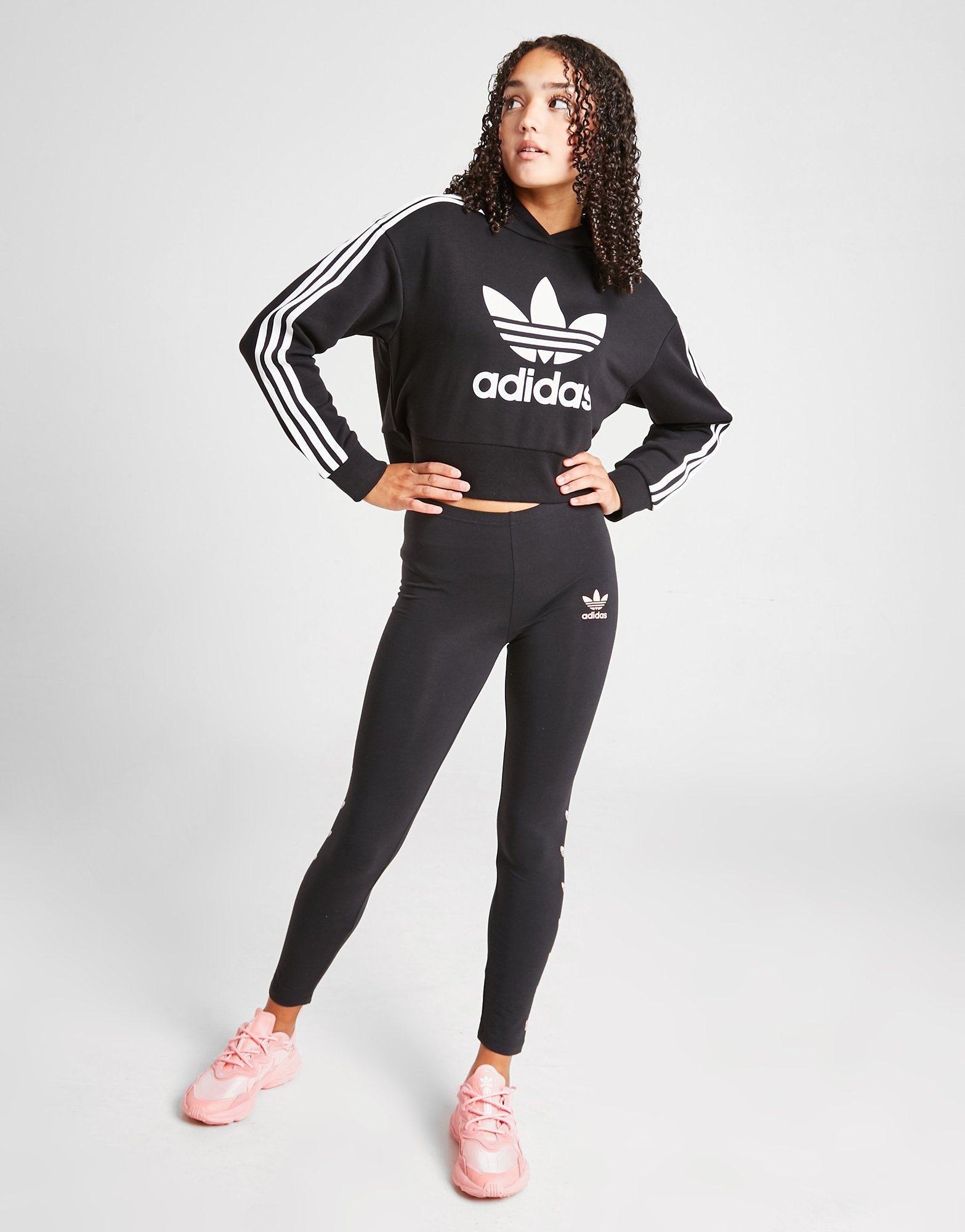 adidas mixed hoodie