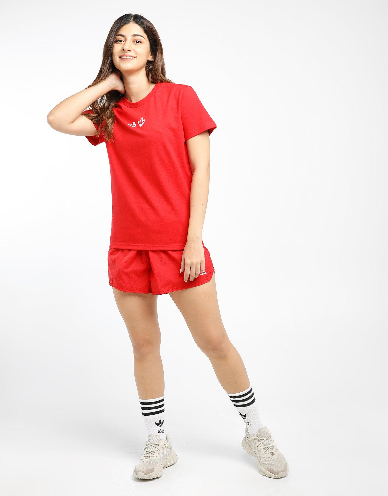 adidas originals red shirt