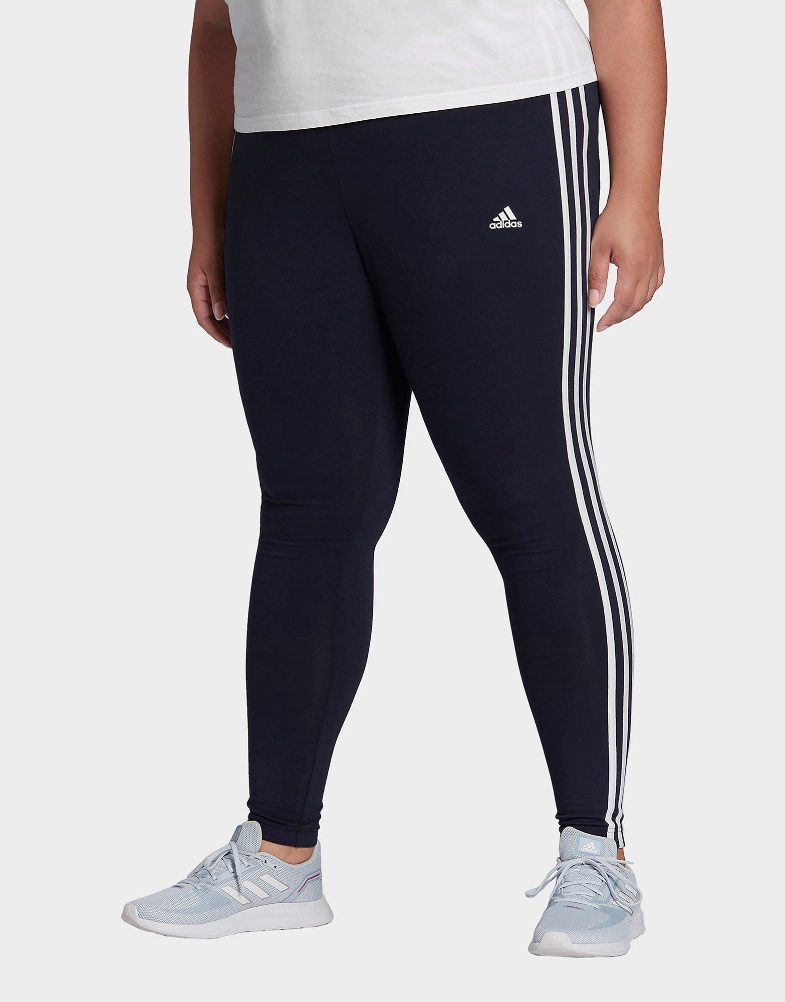 adidas essential 3 stripe tights