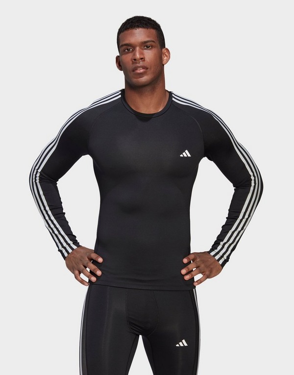  adidas Men's Techfit 3-Stripes Training Long Tights, Black,  Small : Clothing, Shoes & Jewelry