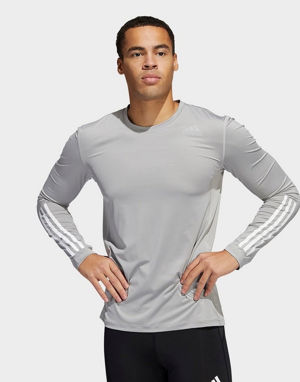 adidas Techfit 3-Stripes Fitted Long-Sleeve Top Long-Sleeve Top