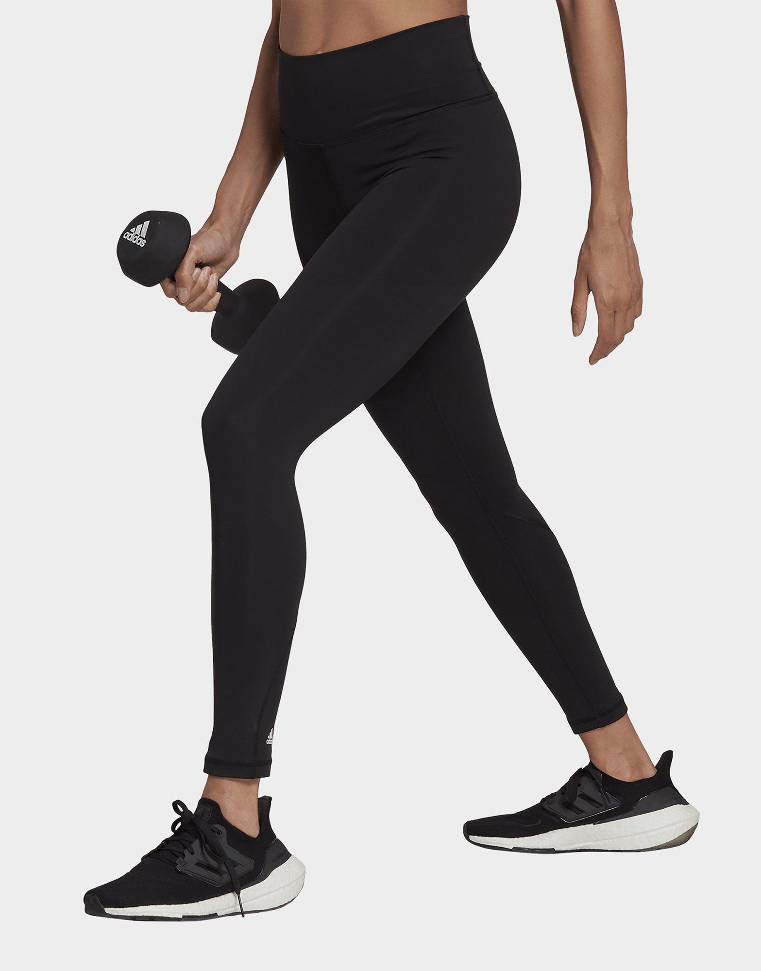 adidas Optime Full-Length Leggings - Black, Women's Training