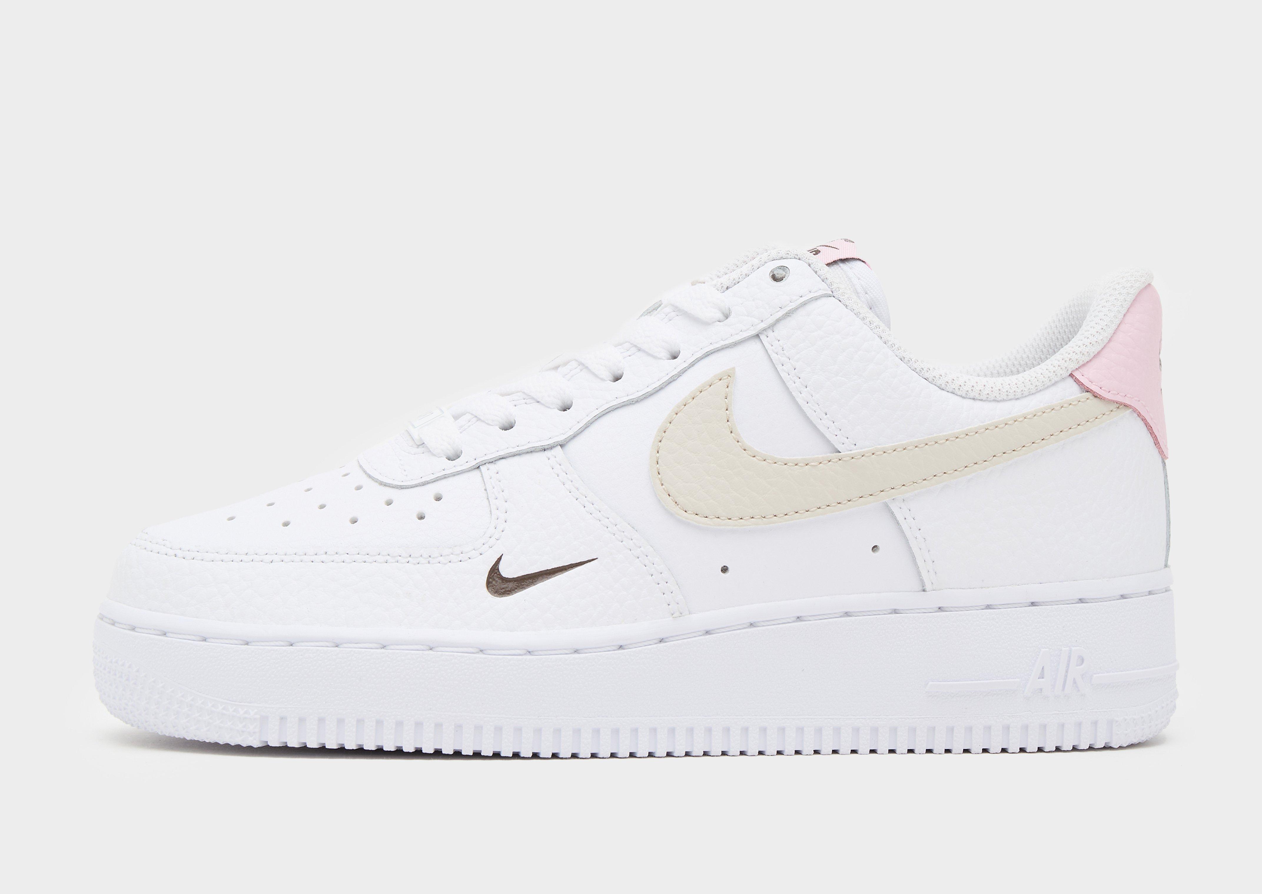 Air force 1 womens white and pink hotsell