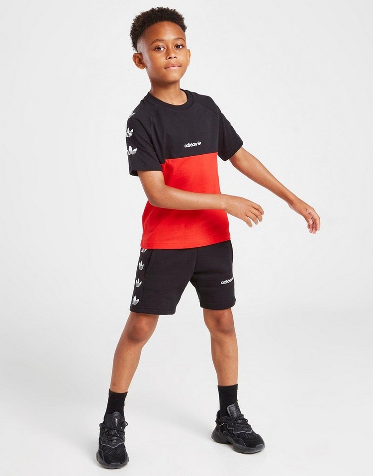 adidas Originals Tee And Cycle Shorts Set Children