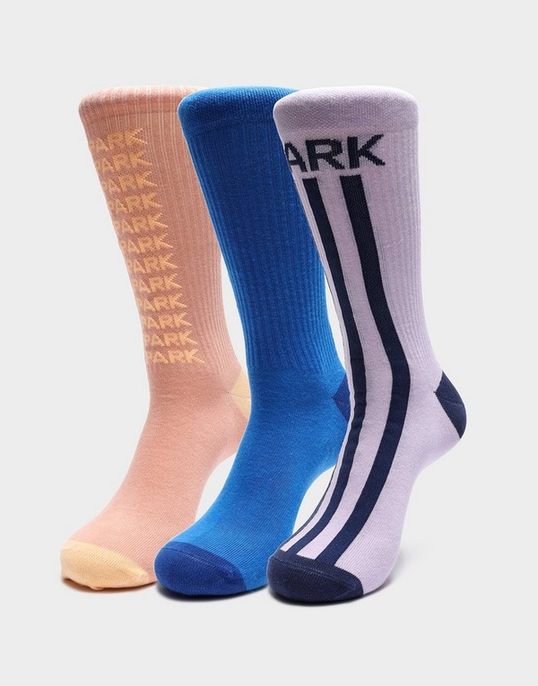 adidas Sock Crw 3pk Ivyp Pnk/blu/purp