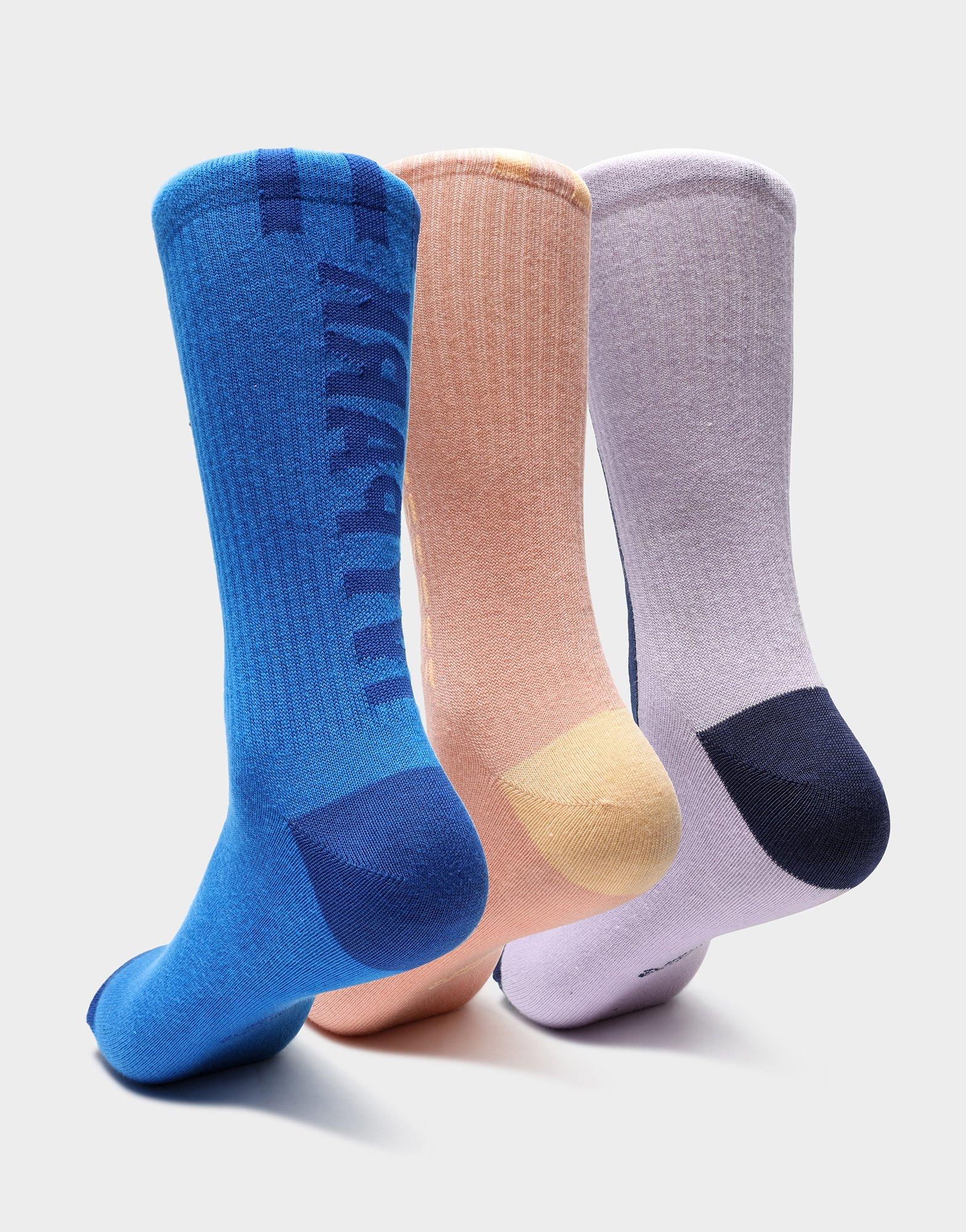 adidas Sock Crw 3pk Ivyp Pnk/blu/purp