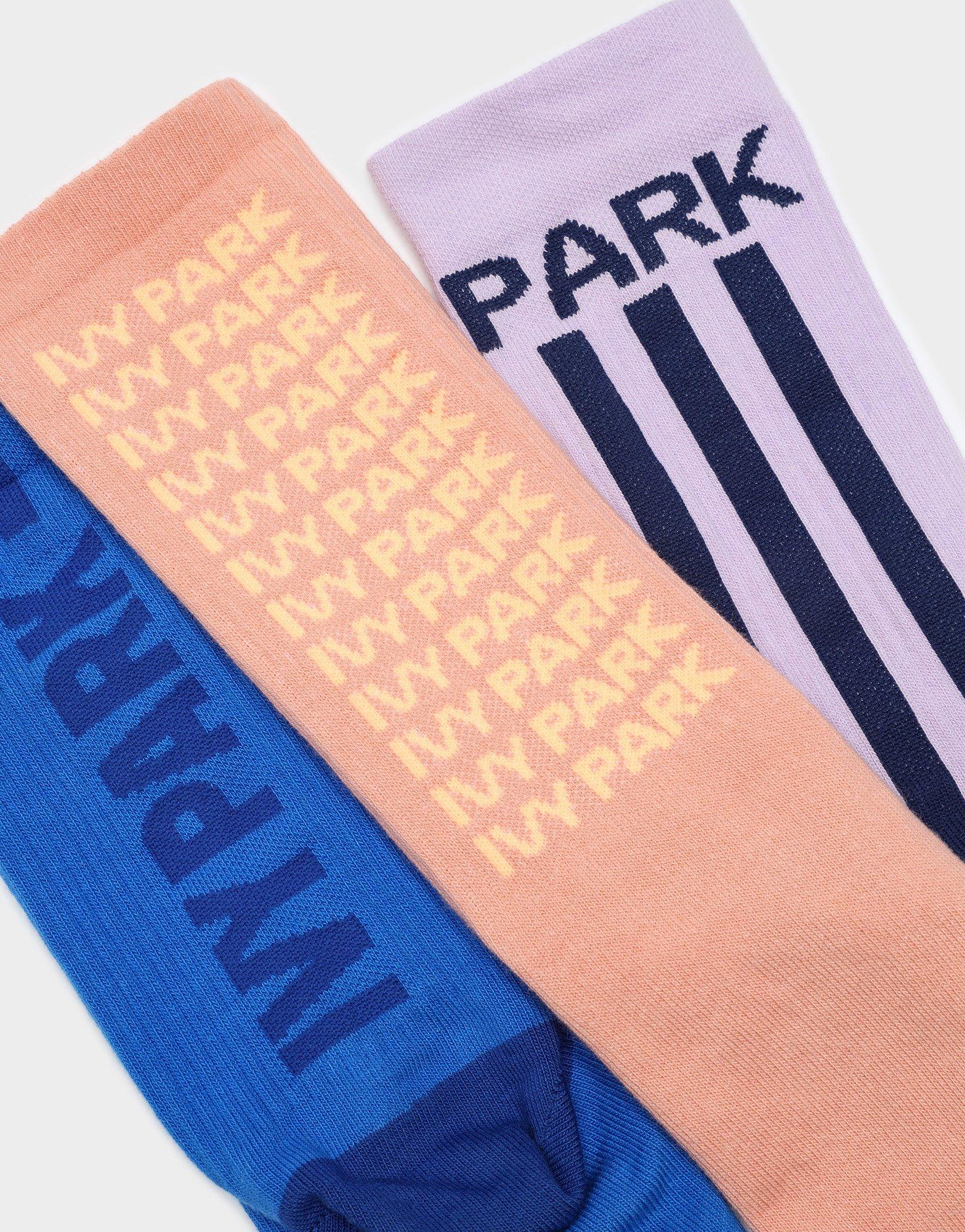 adidas Sock Crw 3pk Ivyp Pnk/blu/purp