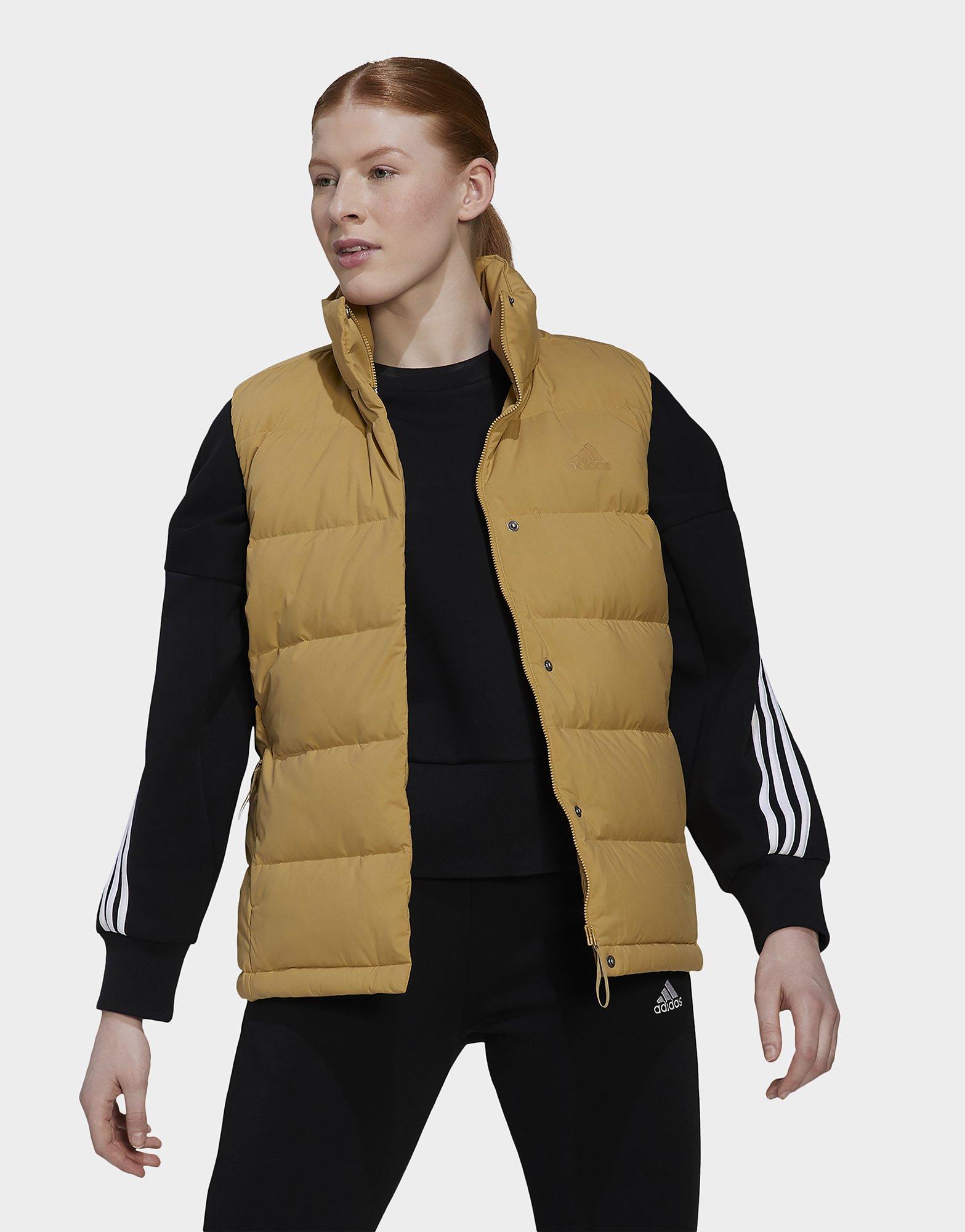 Beige adidas Helionic Down Vest JD Sports UK