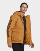 adidas Utilitas 3-Streifen Hooded Jacke – Genderneutral
