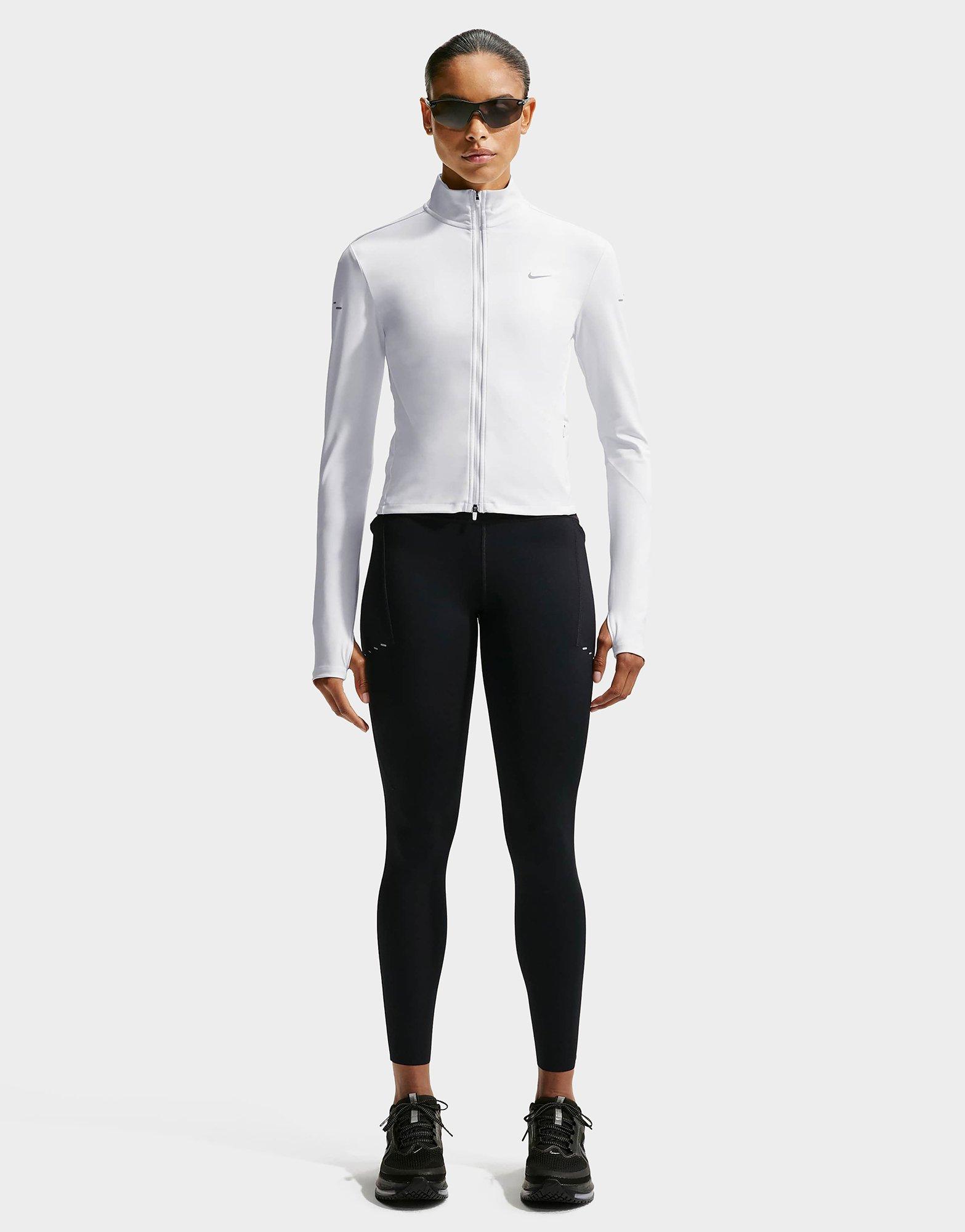 Nike Legging de running 7/8 taille haute avec poches pour femme Swift