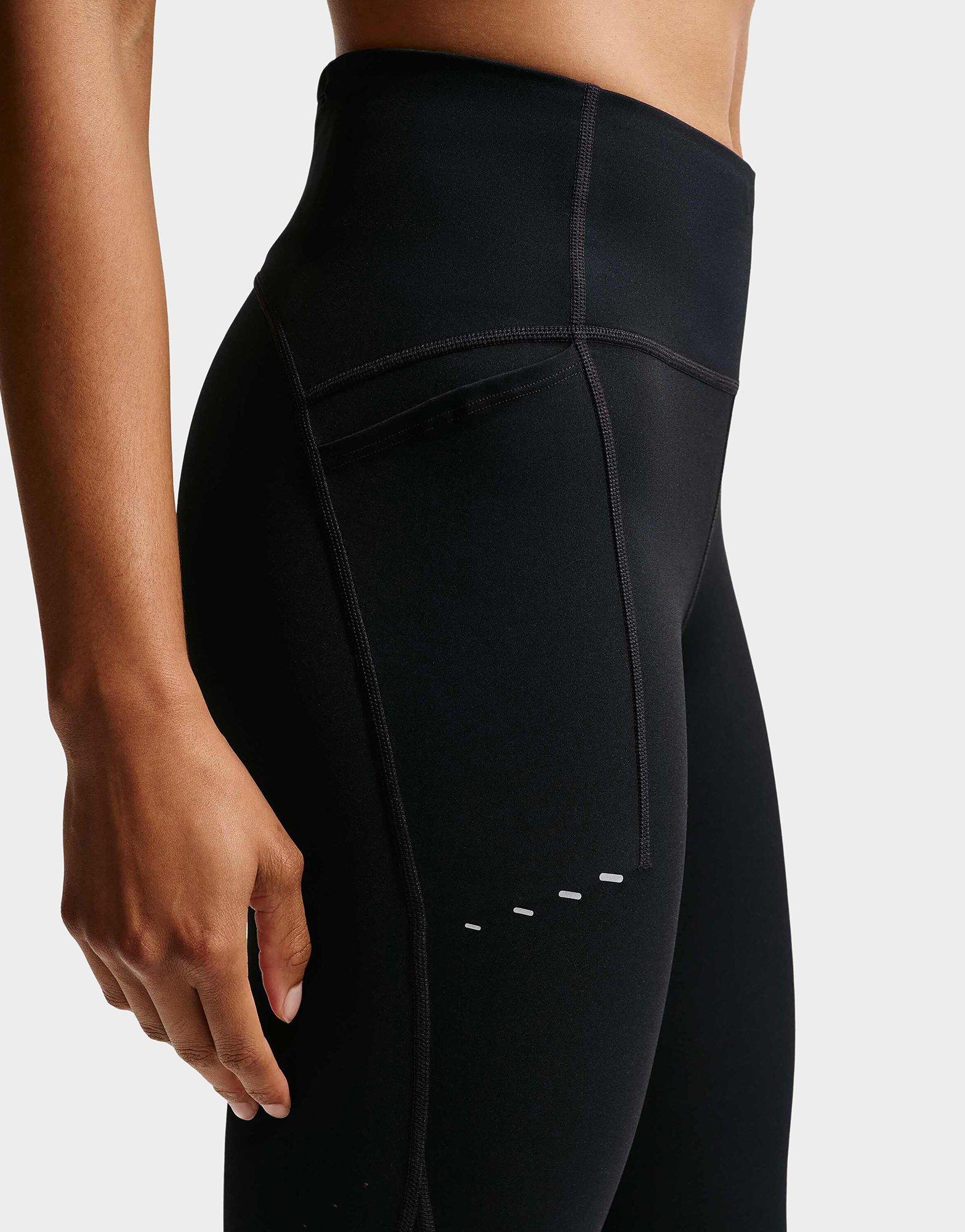 Nike Legging de running 7/8 taille haute avec poches pour femme Swift