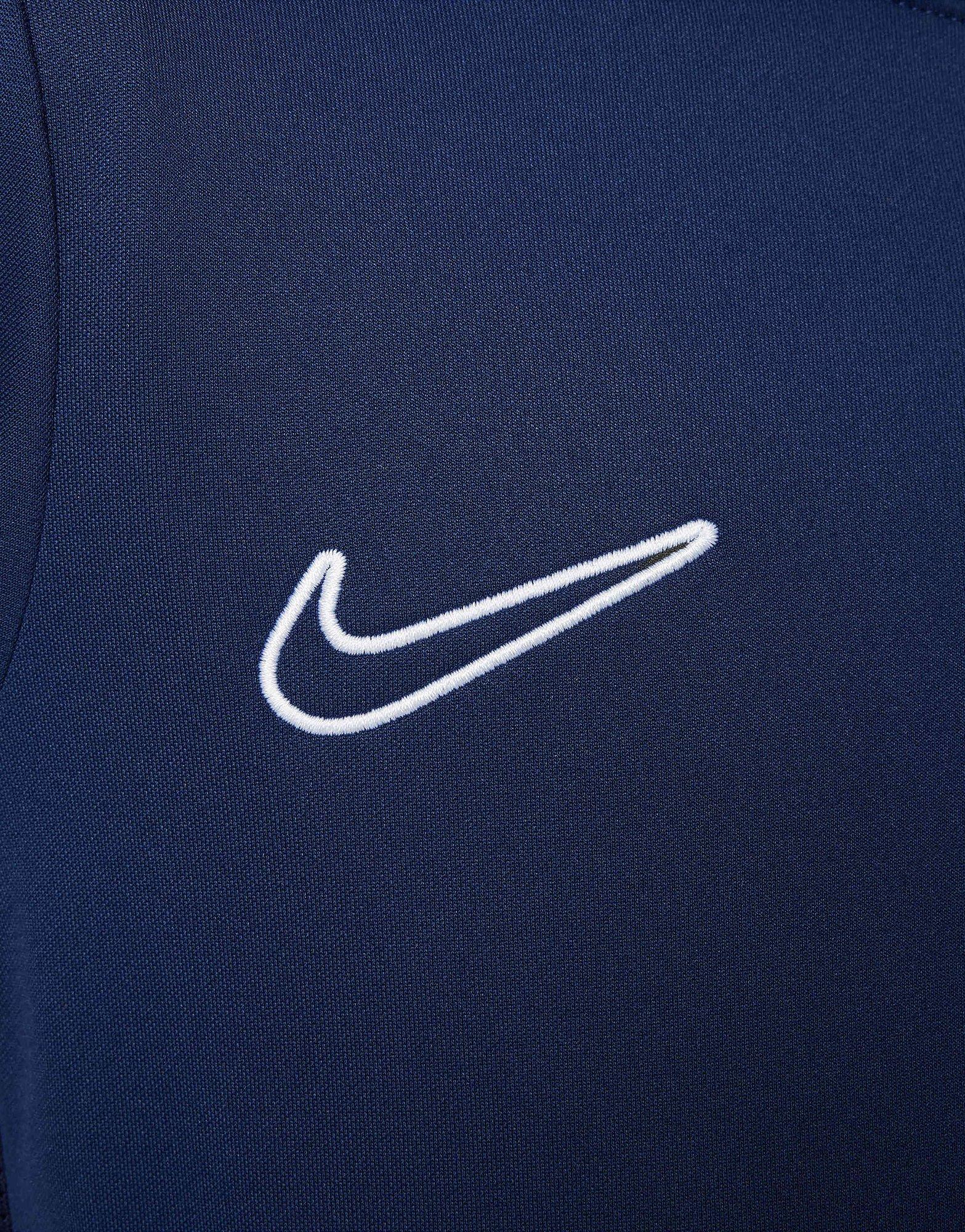 Nike Voetbaltrainingstop met Dri-FIT, lange mouwen en korte rits voor kids Academy